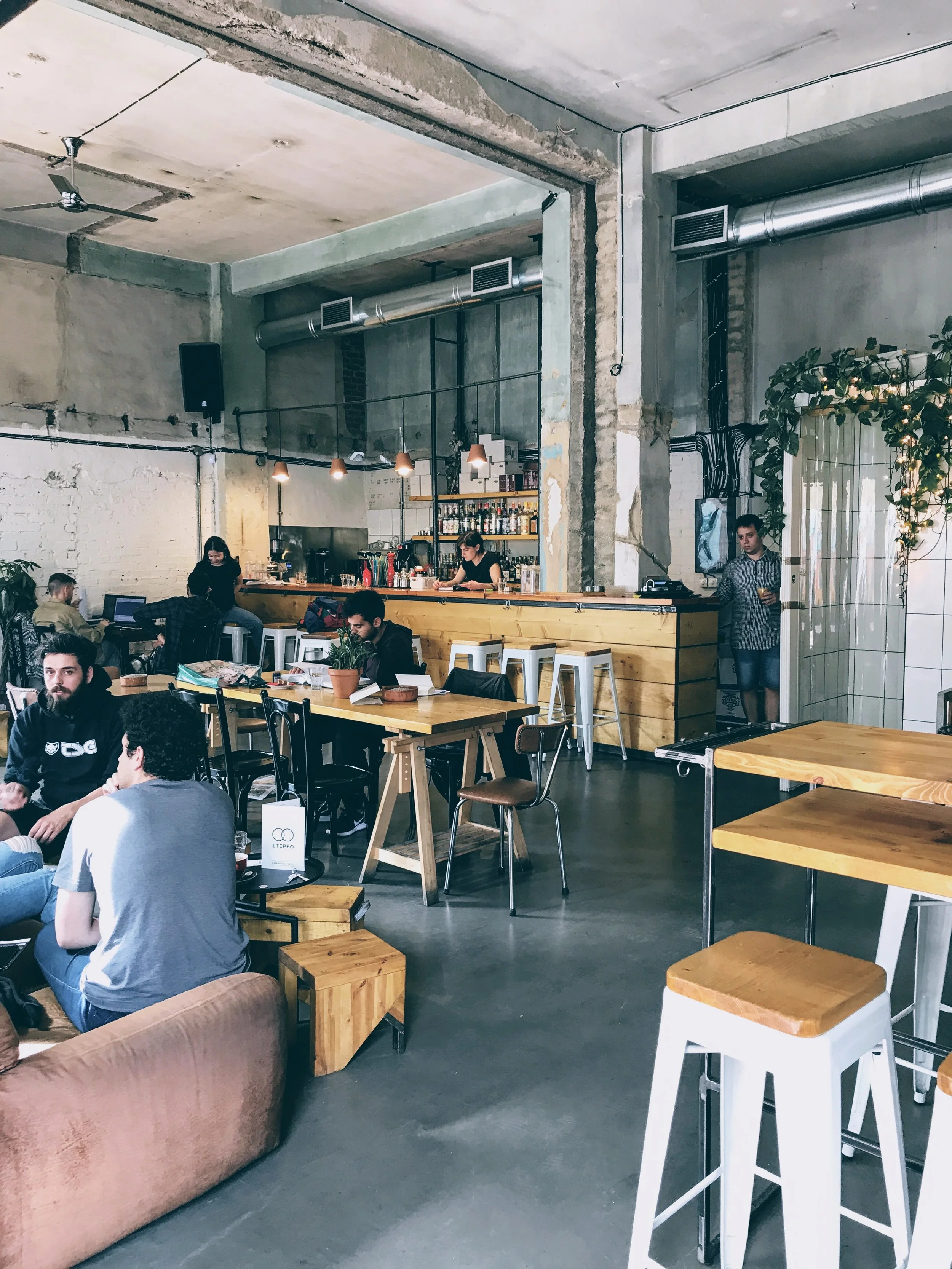 Locals hang, work and party at Stereo