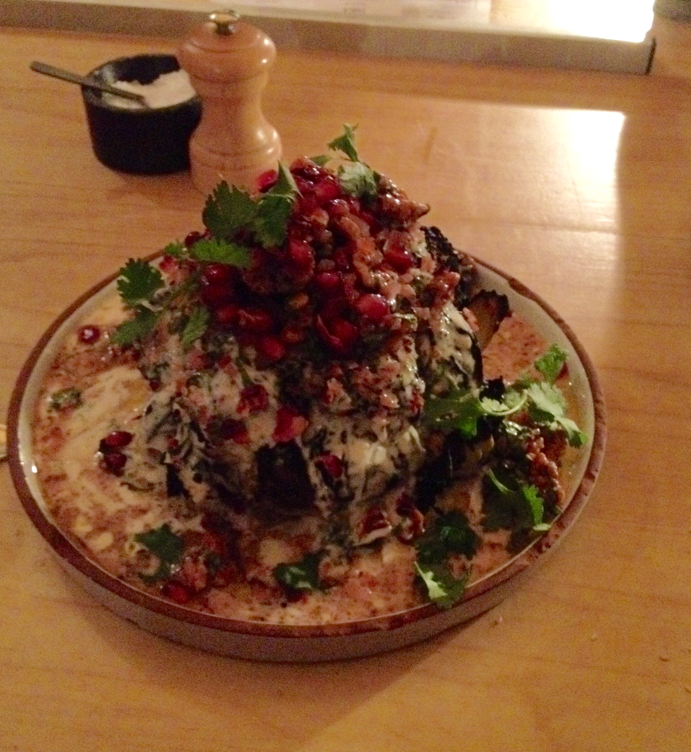 Cauliflower salad entry dish