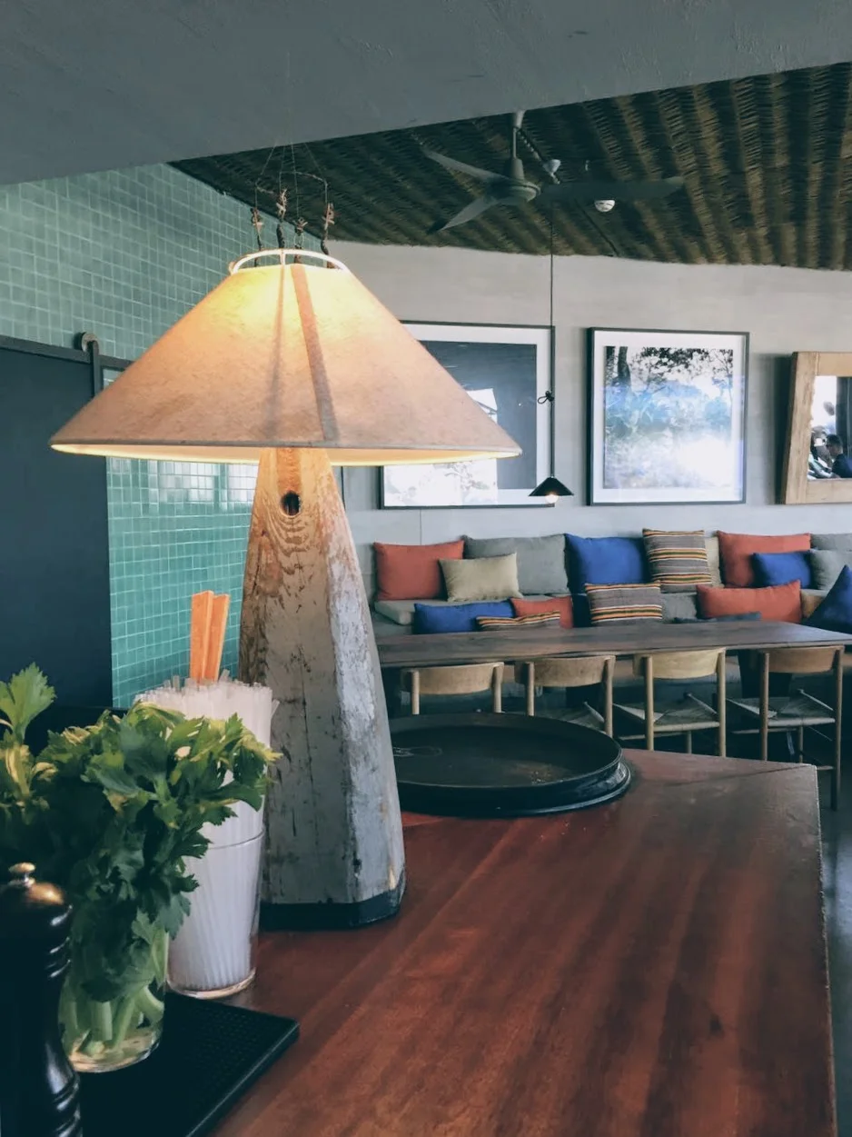Colourful decor at Gallito restaurant