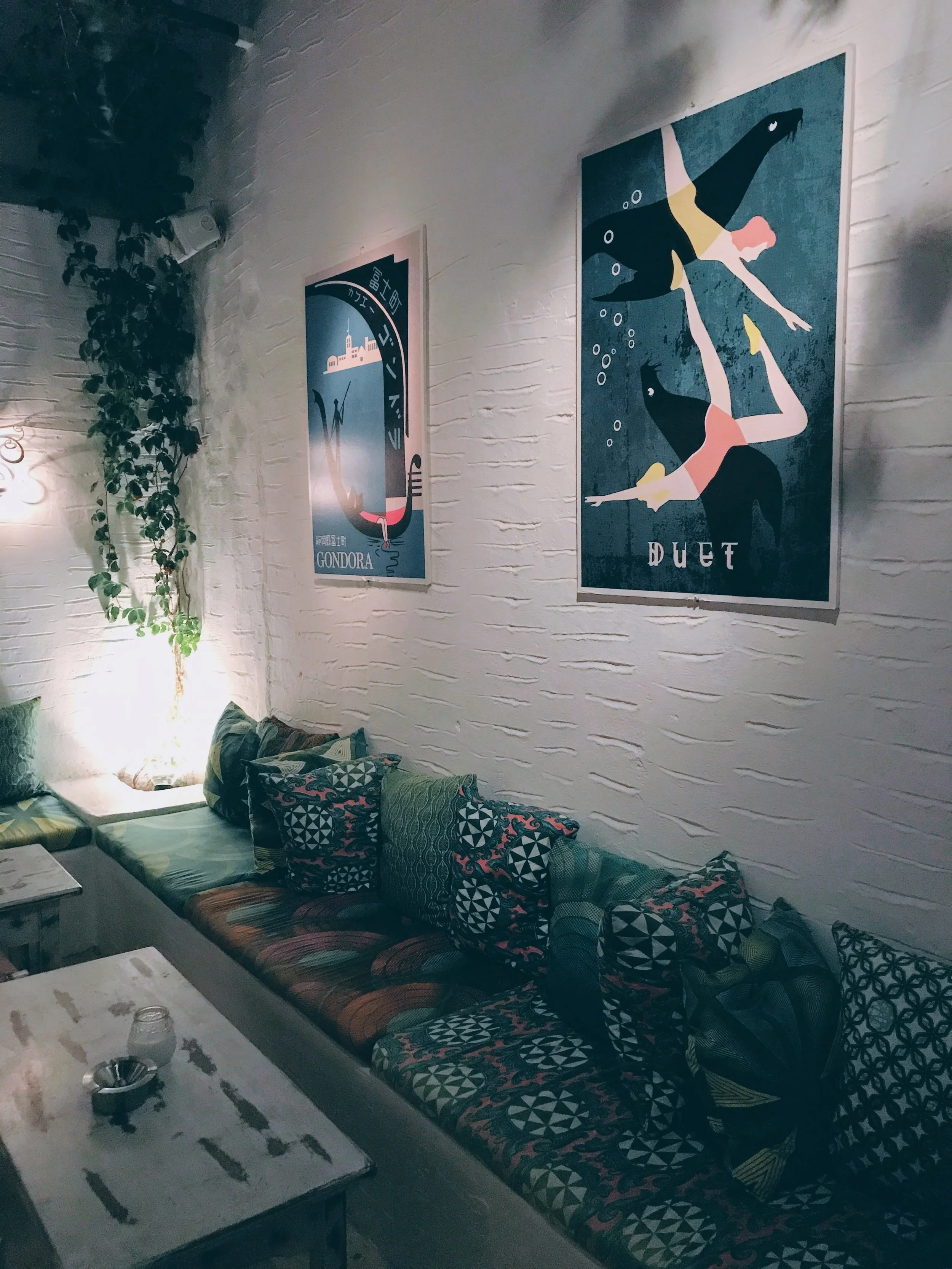 Lounge area at Boogaloo bar/club