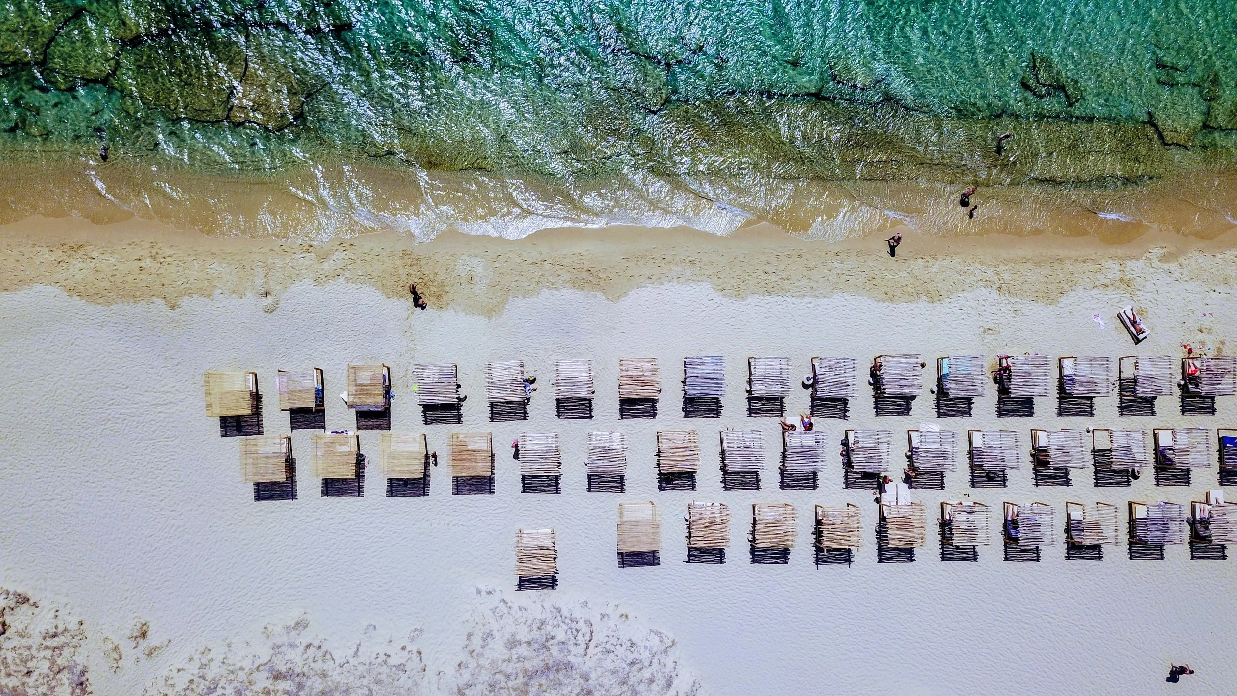 Aerial view of Tortuga Beach Bar