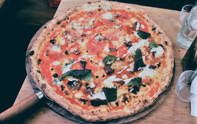 Pizza time at Homeslice