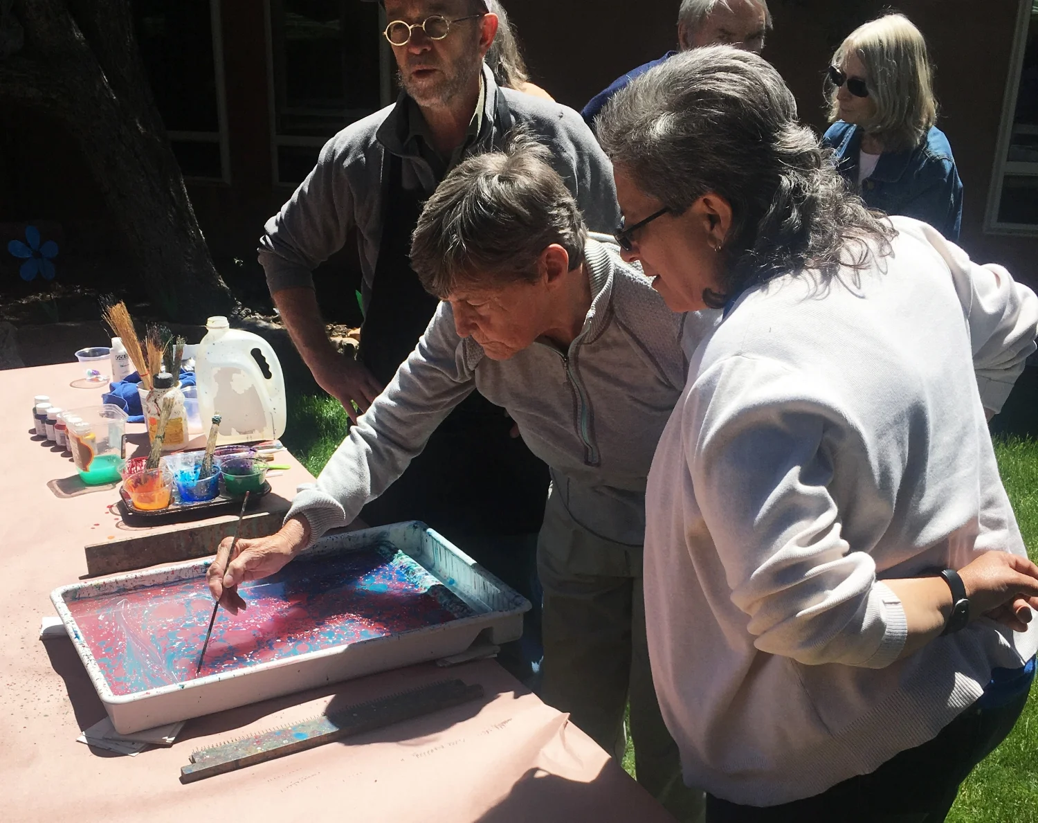 Making marbled paper
