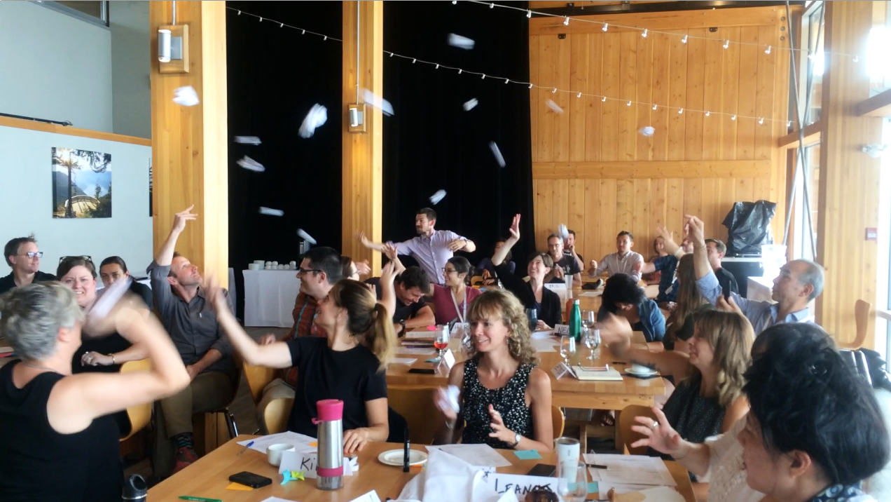 Snowball technique of gathering anonymous responses to high-risk questions and facilitating conversation. 