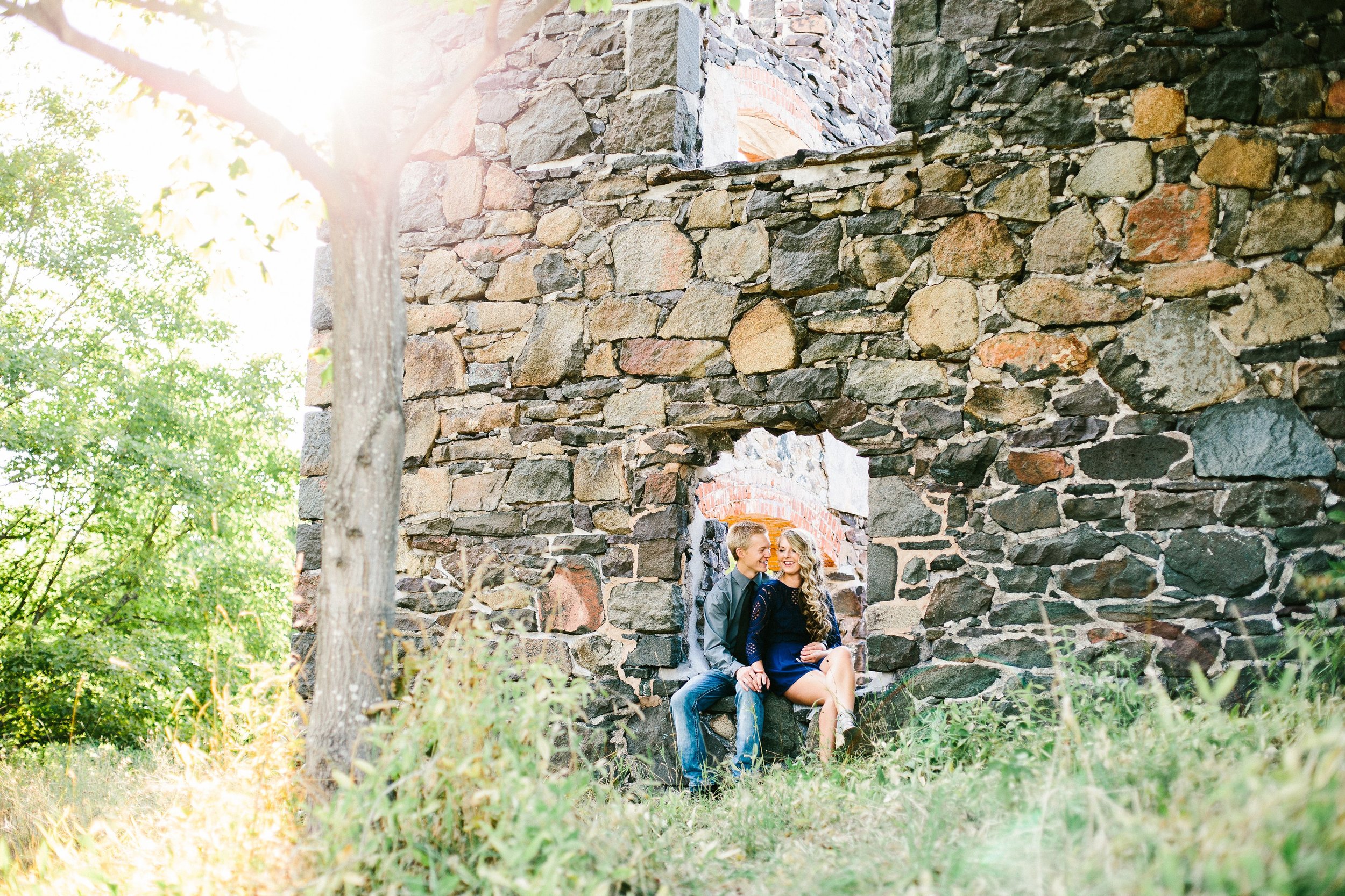 Summer Quincy Ruins Upper Michigan Engagement Session by Seattle WA Photographer Janelle Elaine.jpg