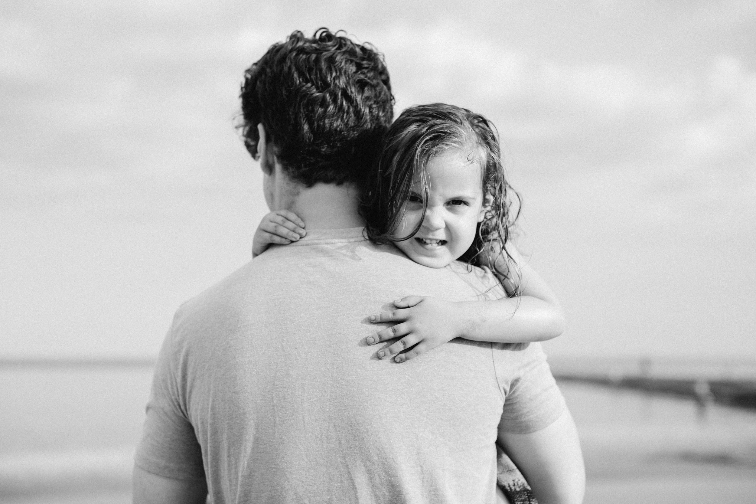 Father Daughter Beach Portraits Lifestyle Photography by Seattle WA Portrait Photographer Janelle Elaine.jpg