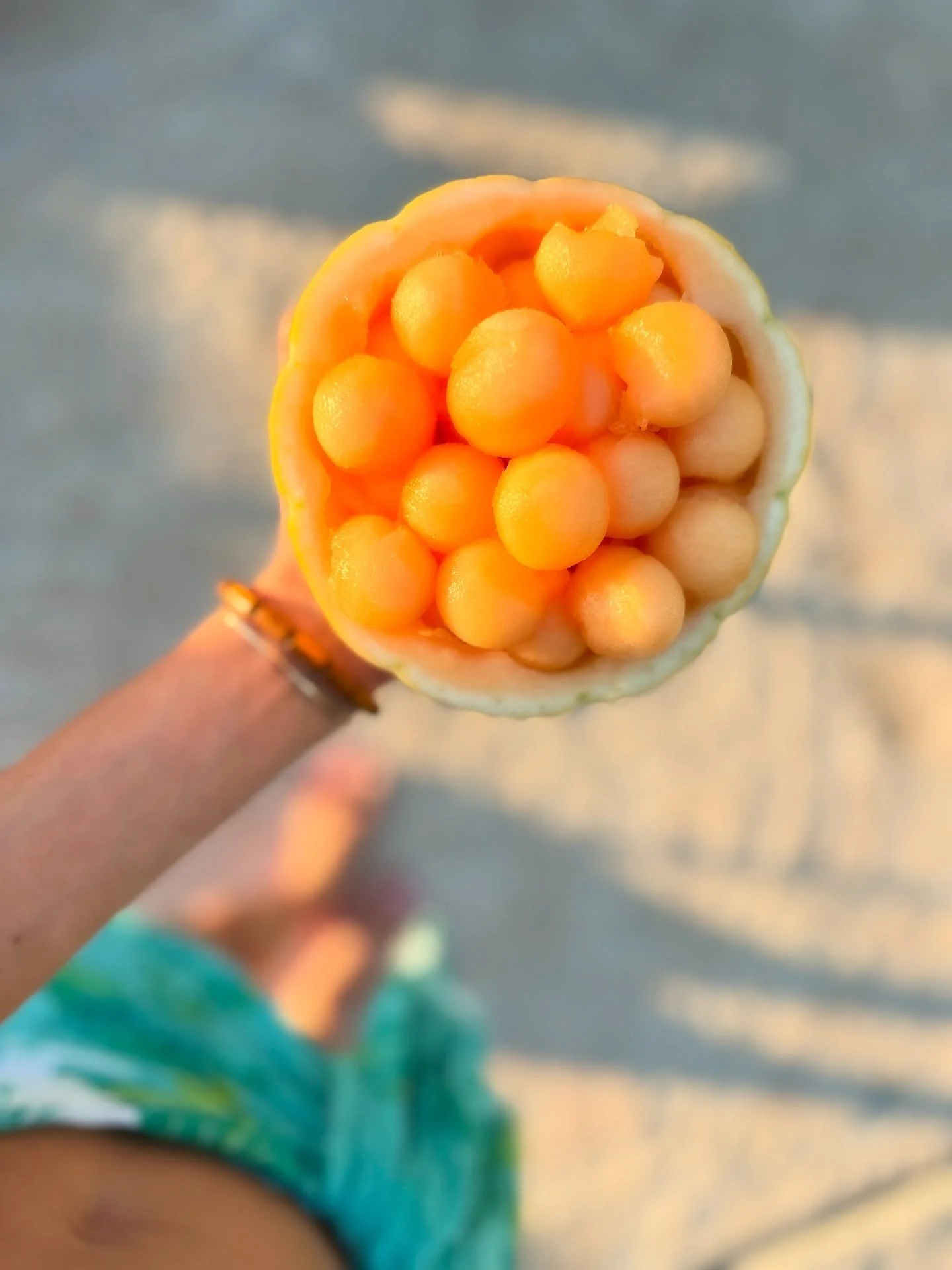 Pool snacks 🍈 
~
Is summer officially here for everyone? And is it a state of mind, the end of a school year, or is the weather driving it? Being in the triple digits already here in the desert, it&rsquo;s hard to tell sometimes. 😅