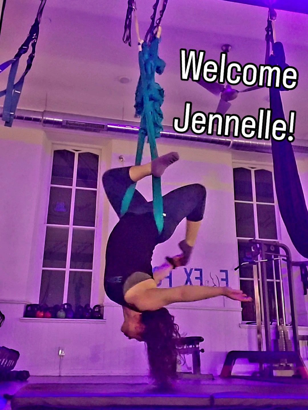 Saturday our awesome client @jennelleturner co taught her first aerial class at Flex Force with @kelsmed724 💕 Jennelle will be supporting our current staff as @tiffs_era prepares to gear up for her maternity leave. Please give her a warm welcome👏🏼