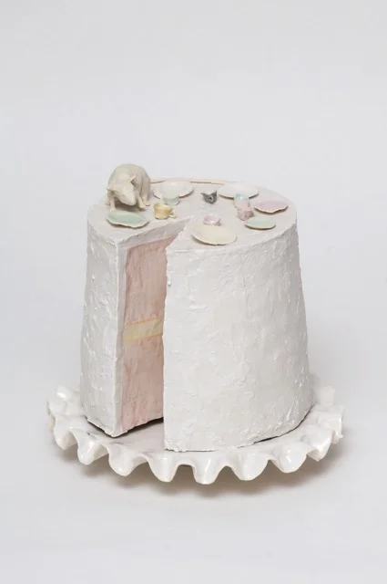 Celebration, porcelain, 8" x 7.75" x 7.75"