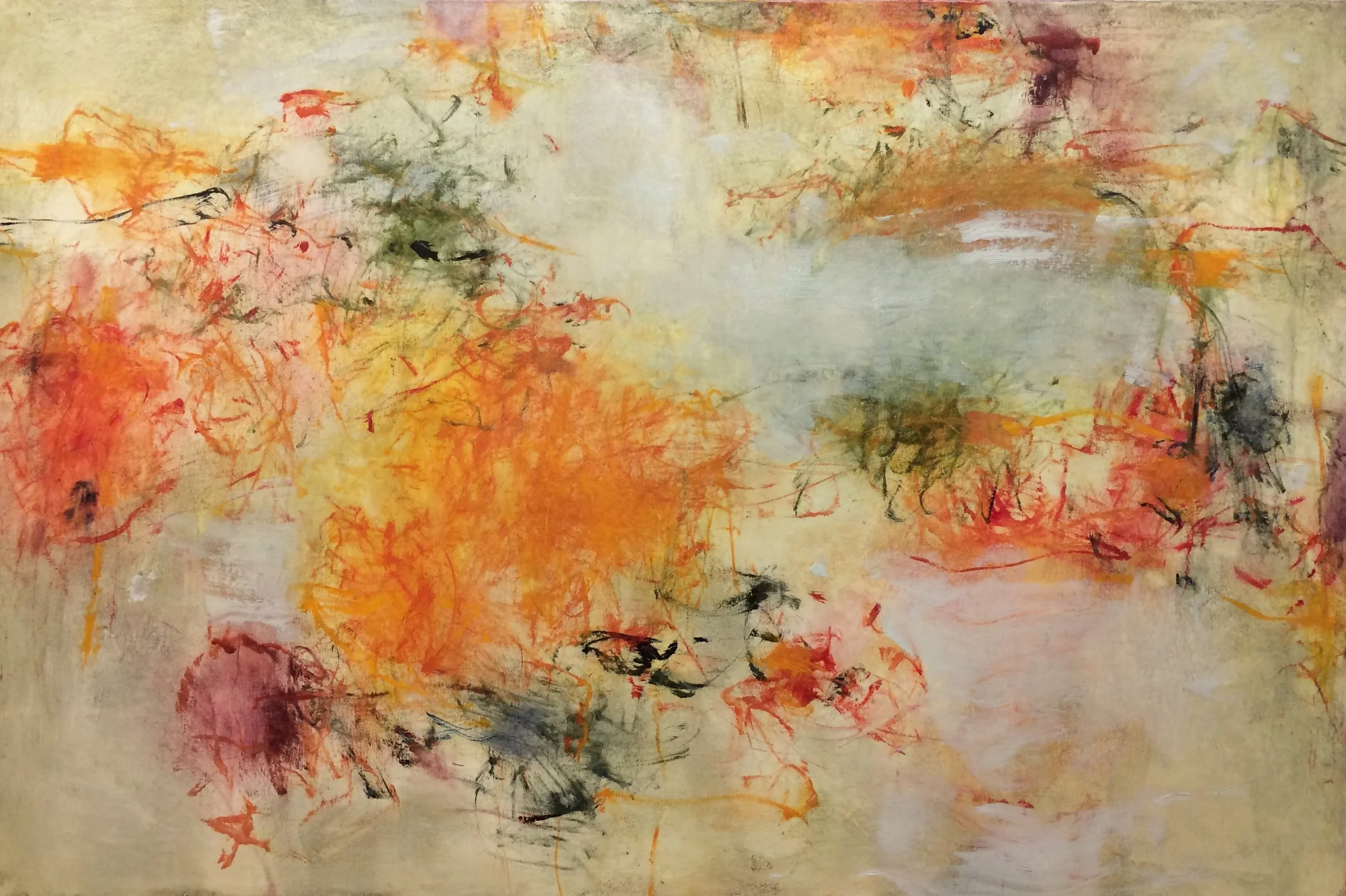  Anne Raymond,  Inspiration II , Oil on canvas, 40" x 60" 
