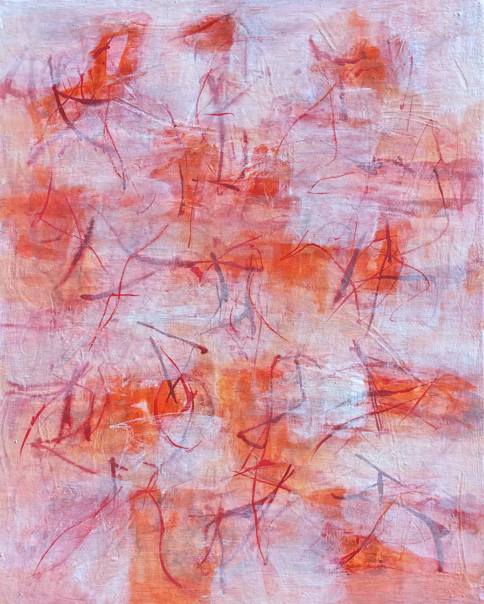 Margaret Garrett, Untitled 2 , Acrylic on canvas board, 20" x 16"
