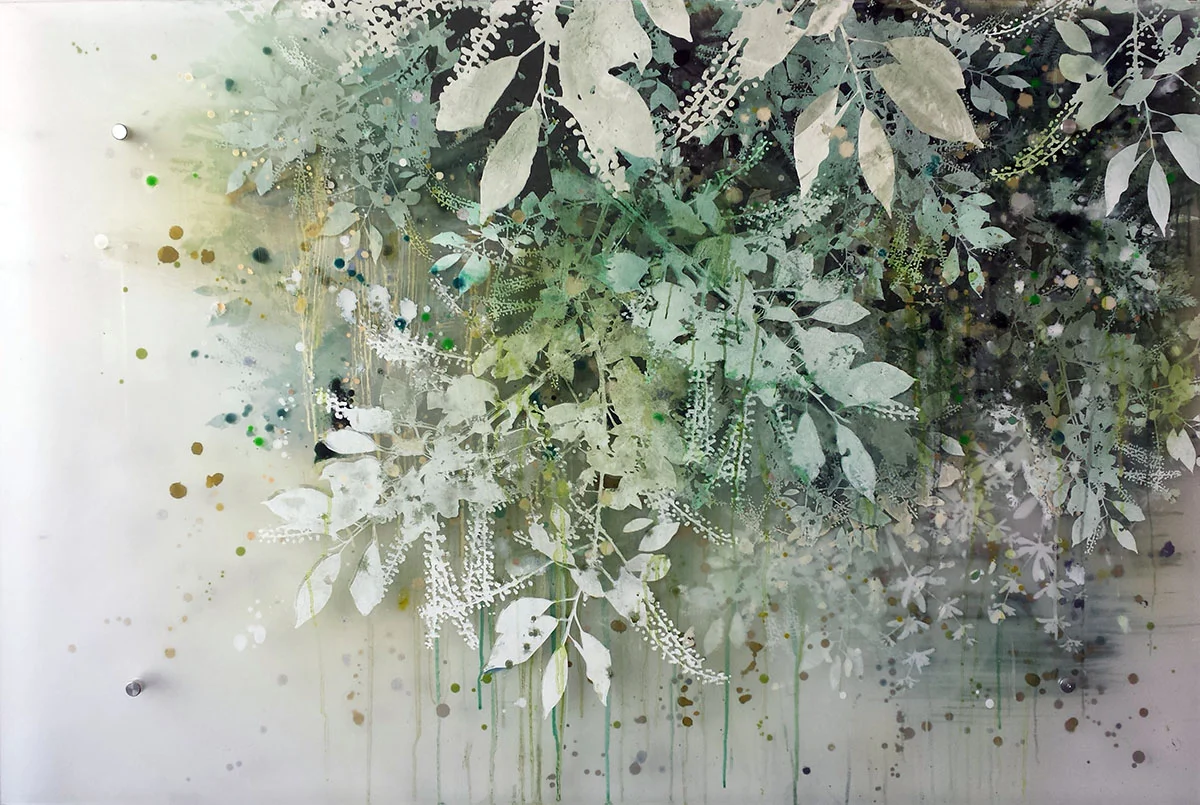 Cara Enteles, Lush Spring , Oil on acrylic sheet, 32” x 48”