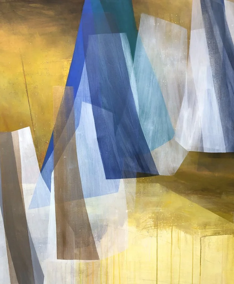 Nuala Clarke,  A Convenient Wind , acrylic on canvas, 46 x 38”, $11,500  
