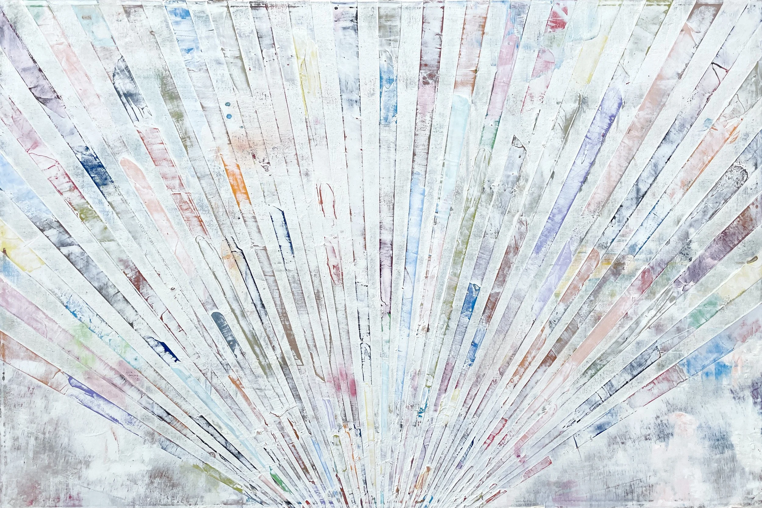  Perry Burns,  Modern Moonlight , oil on canvas, 24" x 36", SOLD 