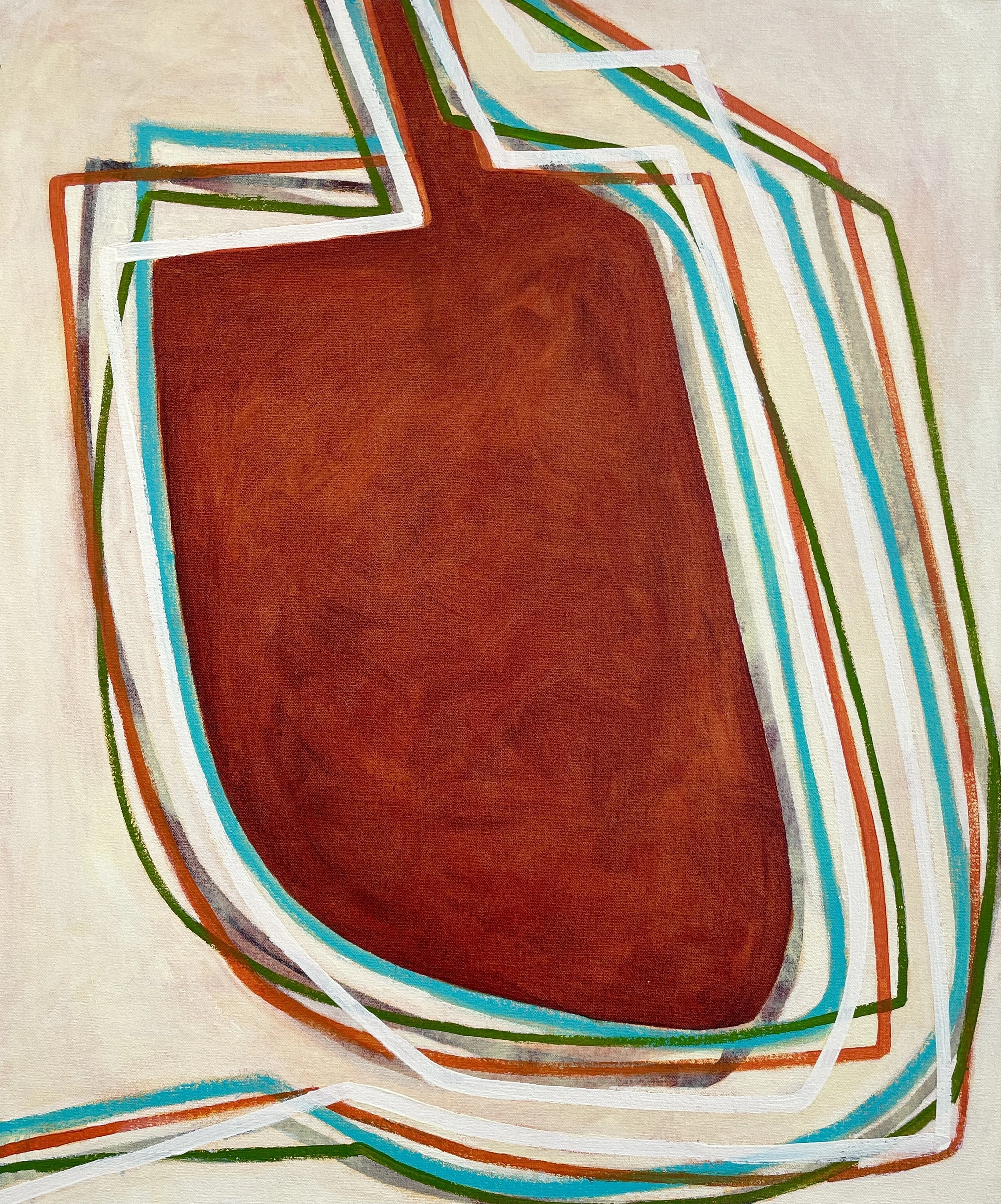  Richard Keen,  Form Singularity No. 240 , acrylic and oil on canvas, 24" x 20", $2,700 