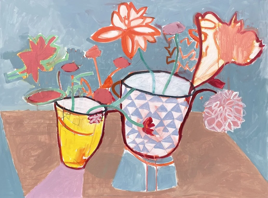  Allison Meyler,  Solo Cup , acrylic on canvas, 36" x 48", SOLD 