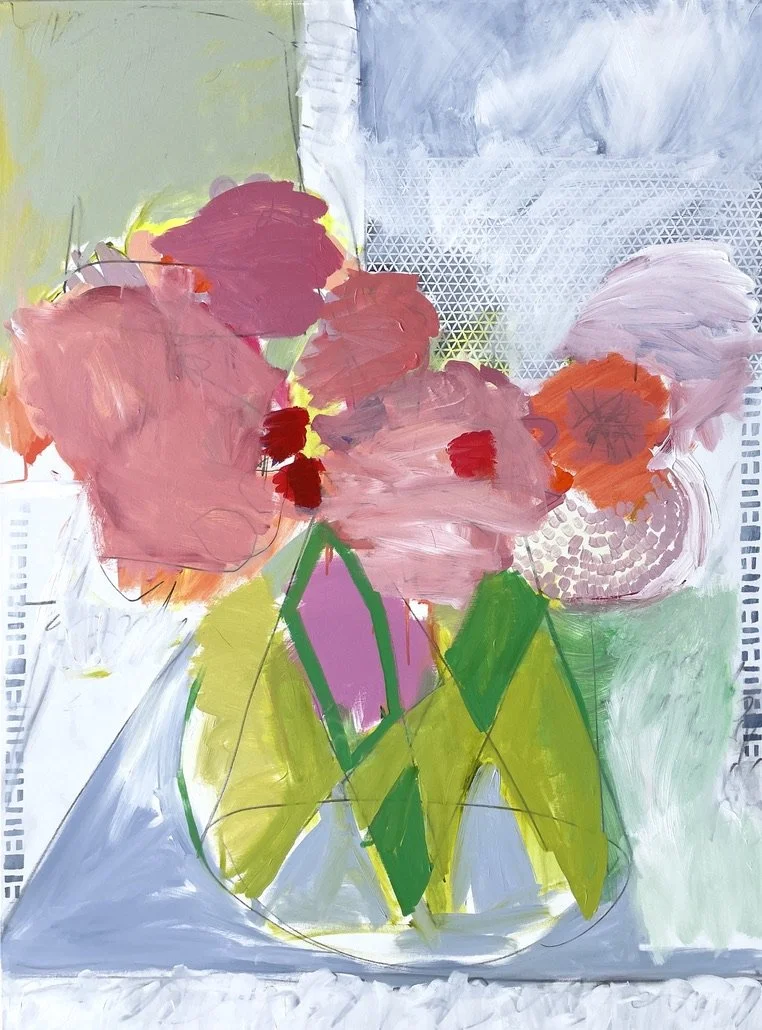  Allison Meyler,  Is it Summer or Fall? , acrylic on canvas, 48" x 36", $3,500 