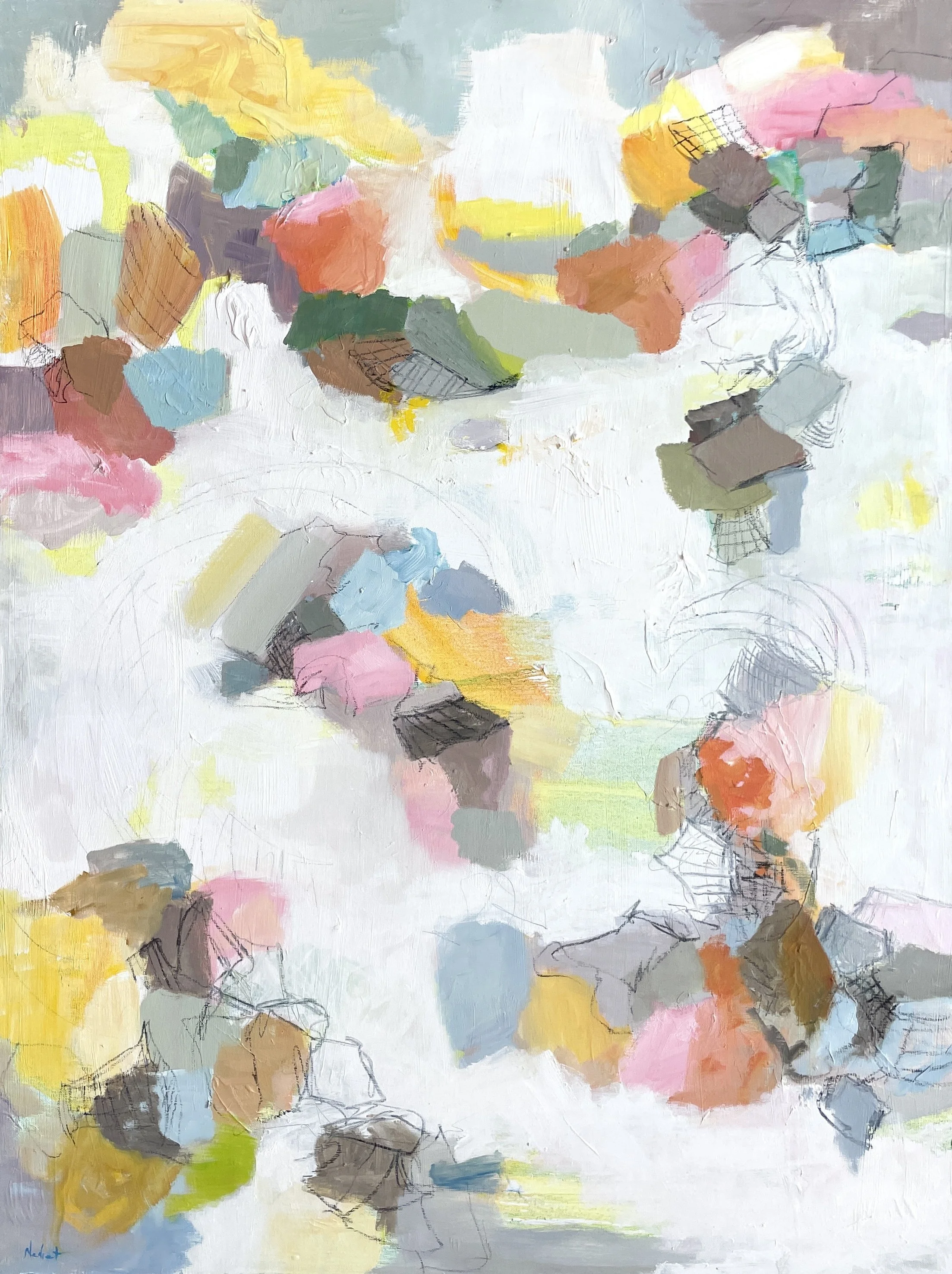  Nedret Andre,  Tidal Zone , 40" x 30", $3,800 