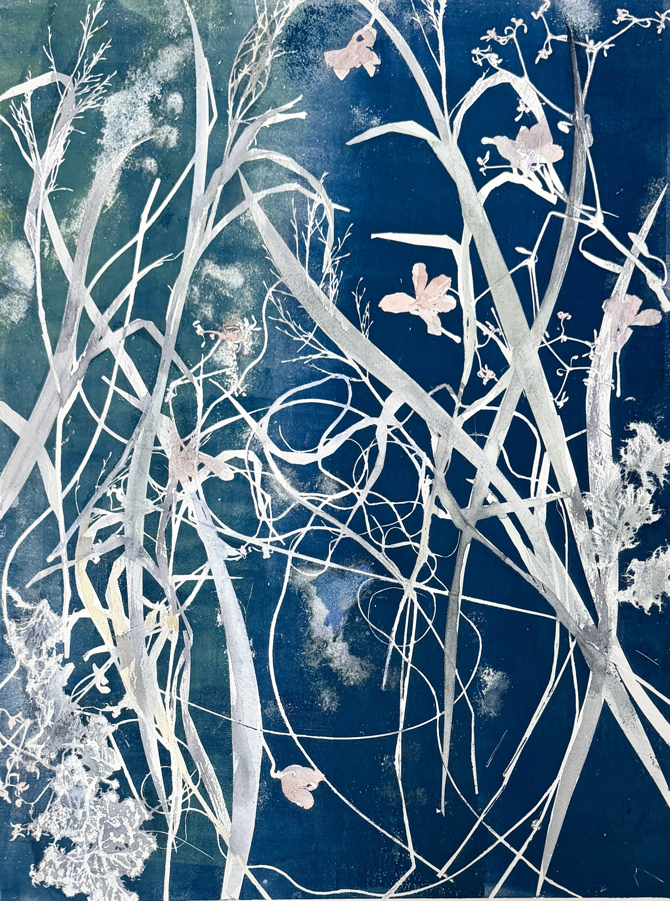  Stephanie Joyce,  Nature’s Poem XXX , monoprint on Hahnemühle paper, image: 23" x 18", Paper size: 31” x 22”, unframed: $1,500, framed: 33" x 25”, $2,200 