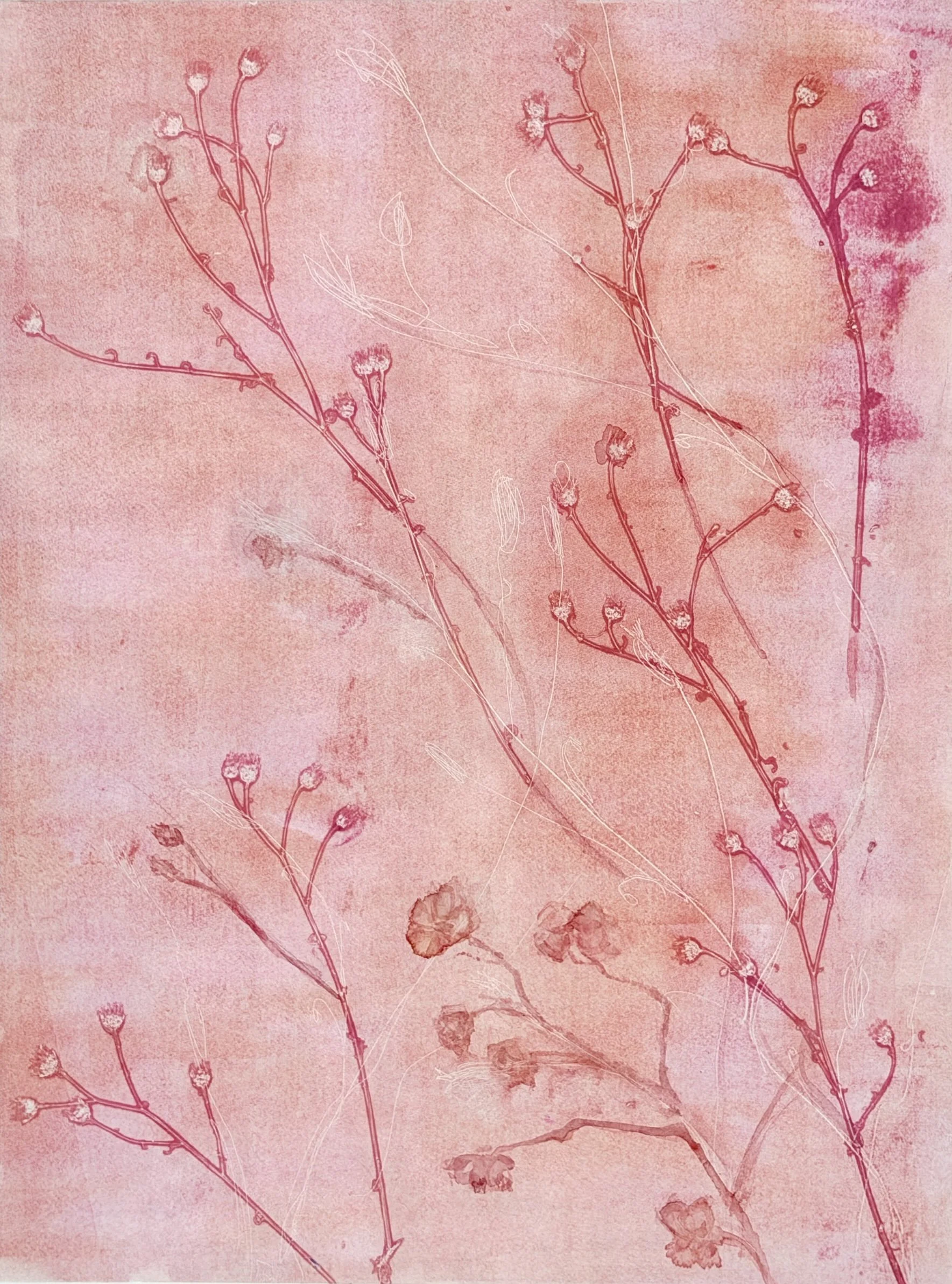  Stephanie Joyce,  Nature’s Poem XXXII , monoprint on Hahnemühle paper, image: 23" x 18", Paper size: 31” x 22”, unframed: $1,500, framed: 33" x 25”, $2,200 