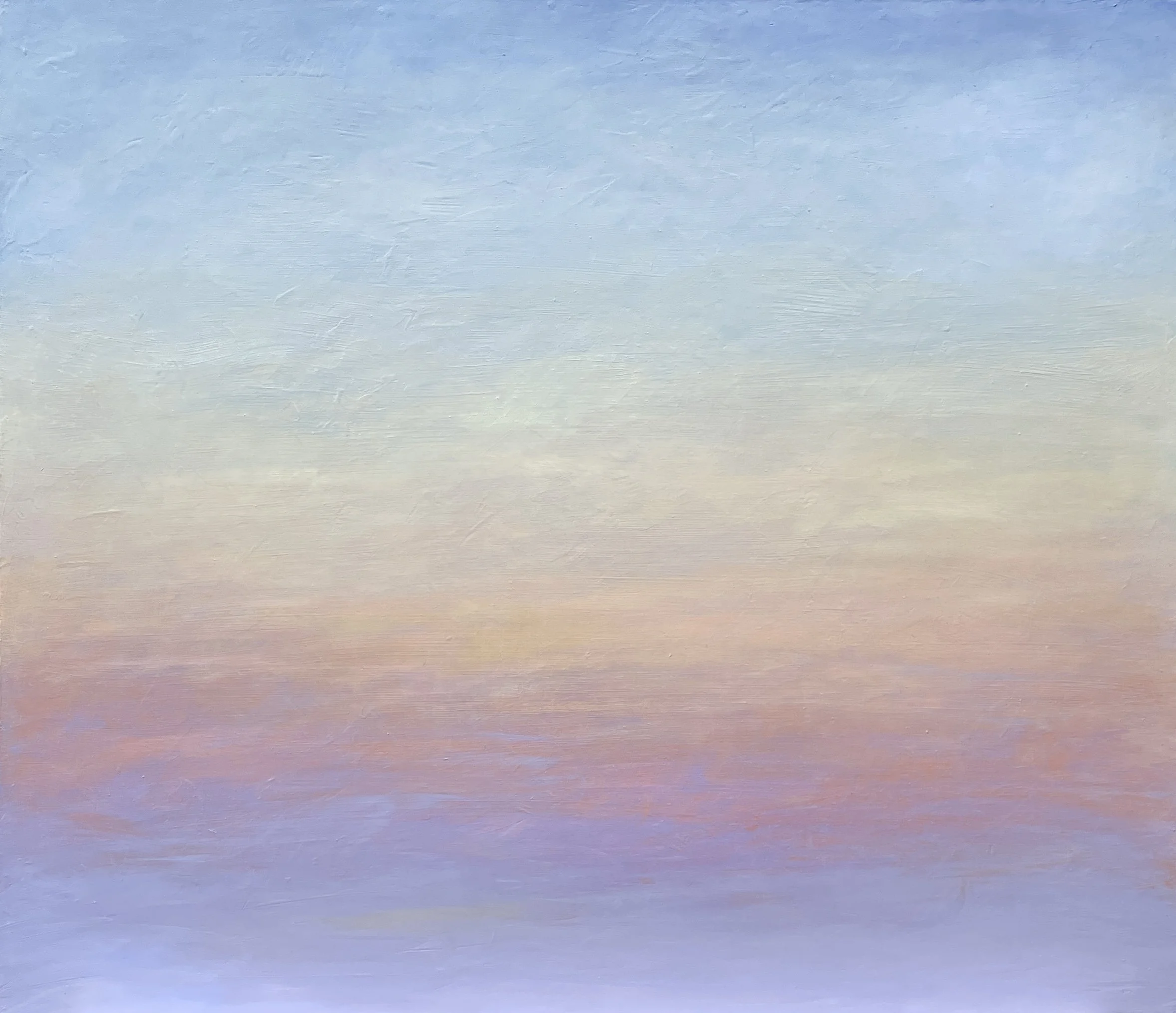  Barbara Thomas,  Morning , oil on canvas, 30" x 35", $3,600 