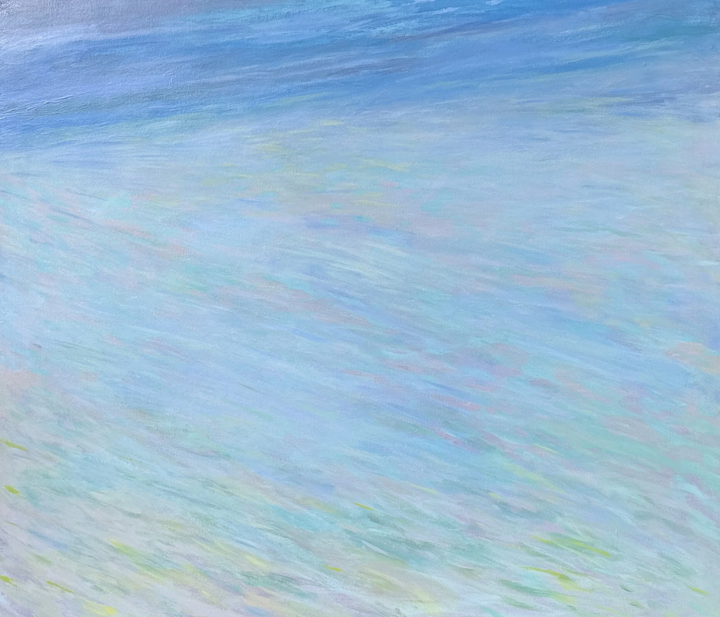  Barbara Thomas,  Sea , oil on canvas, 40" x 46", $6,500 