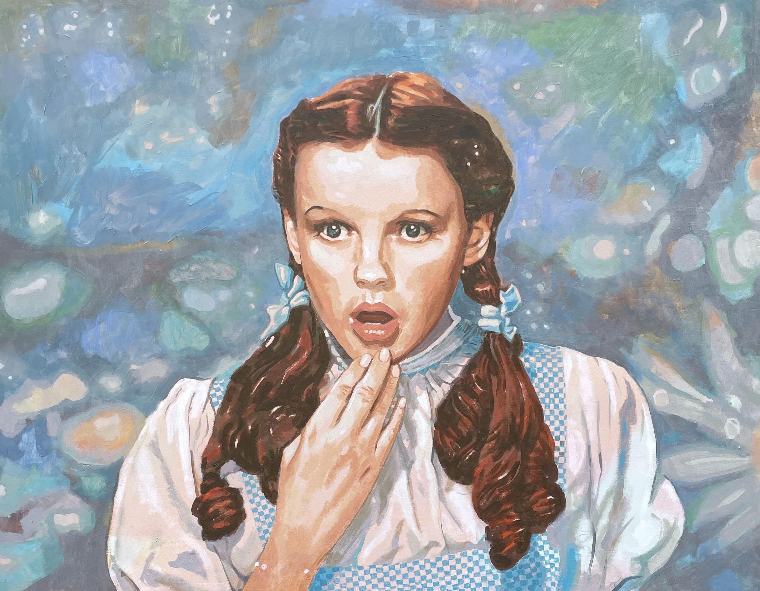  Peter Buchman,  Oh My , acrylic on wood panel, 17.5" x 22.5" x 2", $6,800 