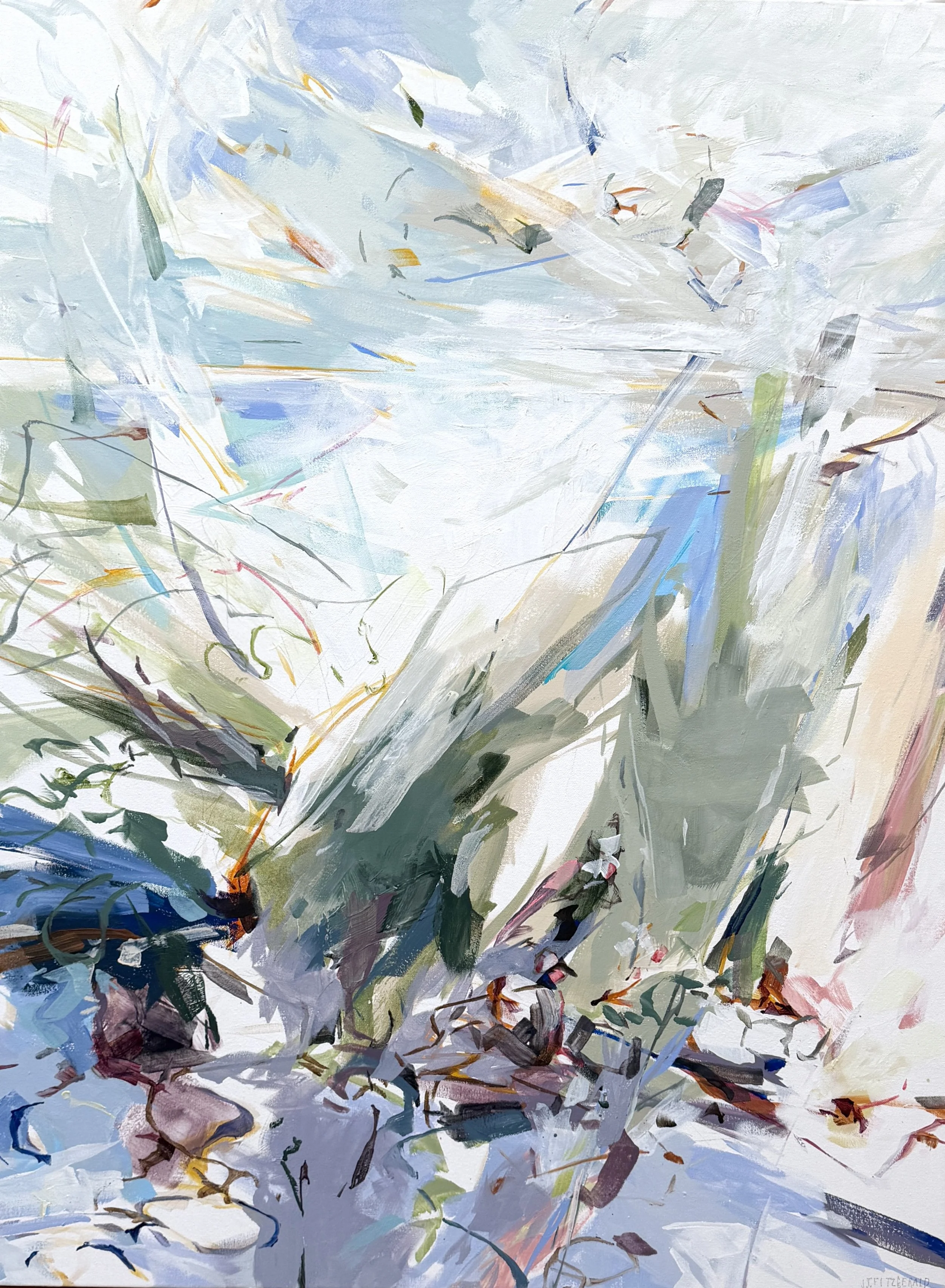 Jeffrey Fitzgerald, New Spring, acrylic on canvas, 48%22 x 36%22, $4,800.JPG