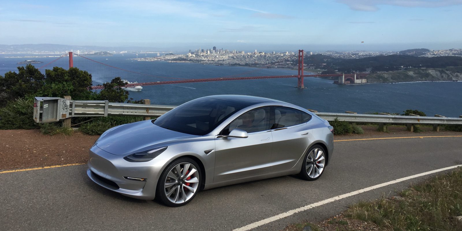 | Source: Tesla | A photo of the Model 3