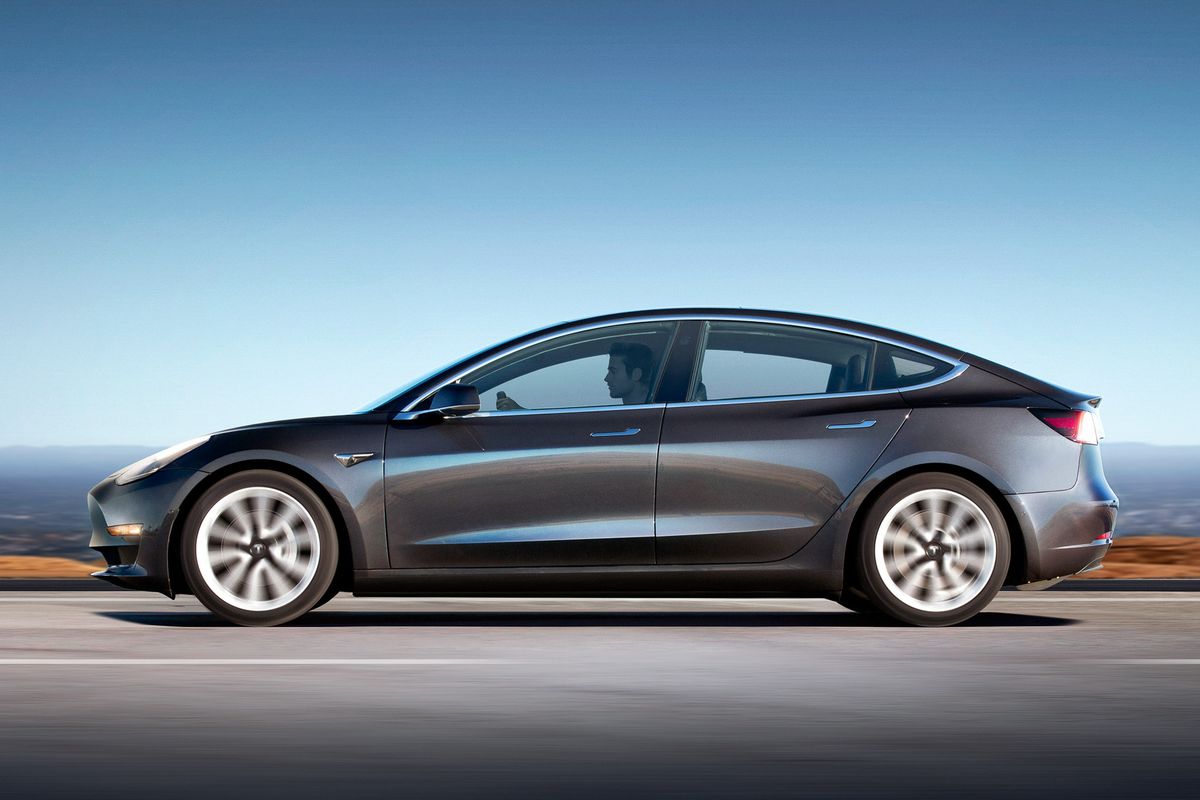 | Source: Tesla | A closer look at the Model 3's exterior.