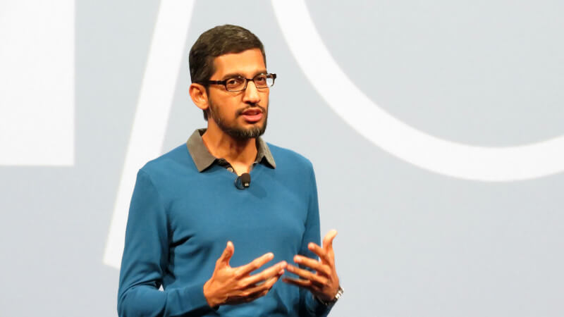 | Google's CEO - Sundar Pichai