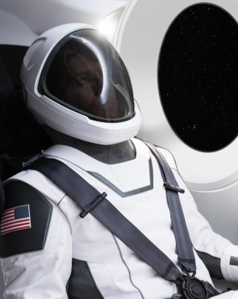 | Source: Instagram (elonmusk) | Musk's photo of SpaceX's new spacesuit.