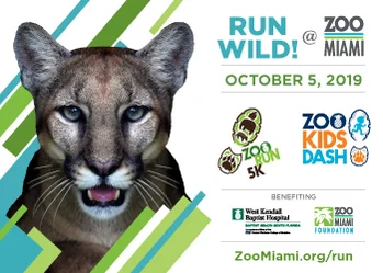 ZooRun 5K &amp; ZooKidsDash benefiting West Kendall Baptist Hospital and Zoo Miami Foundation