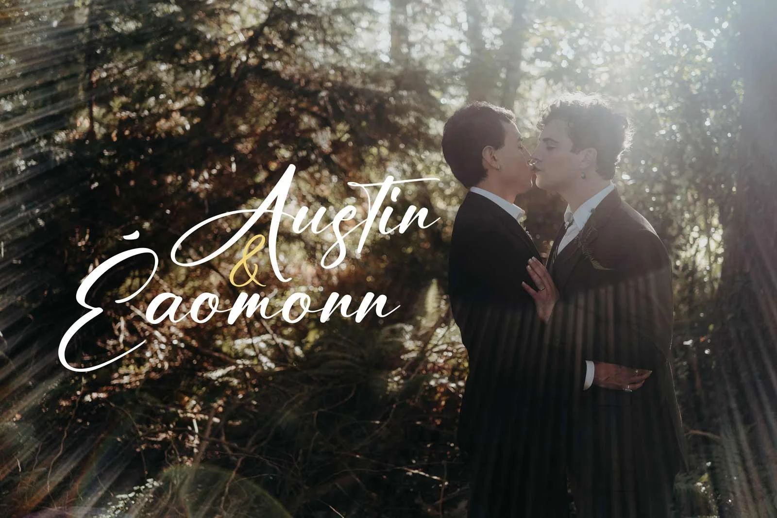 Austin &amp; Éamonn - Alternative Wedding Photographer