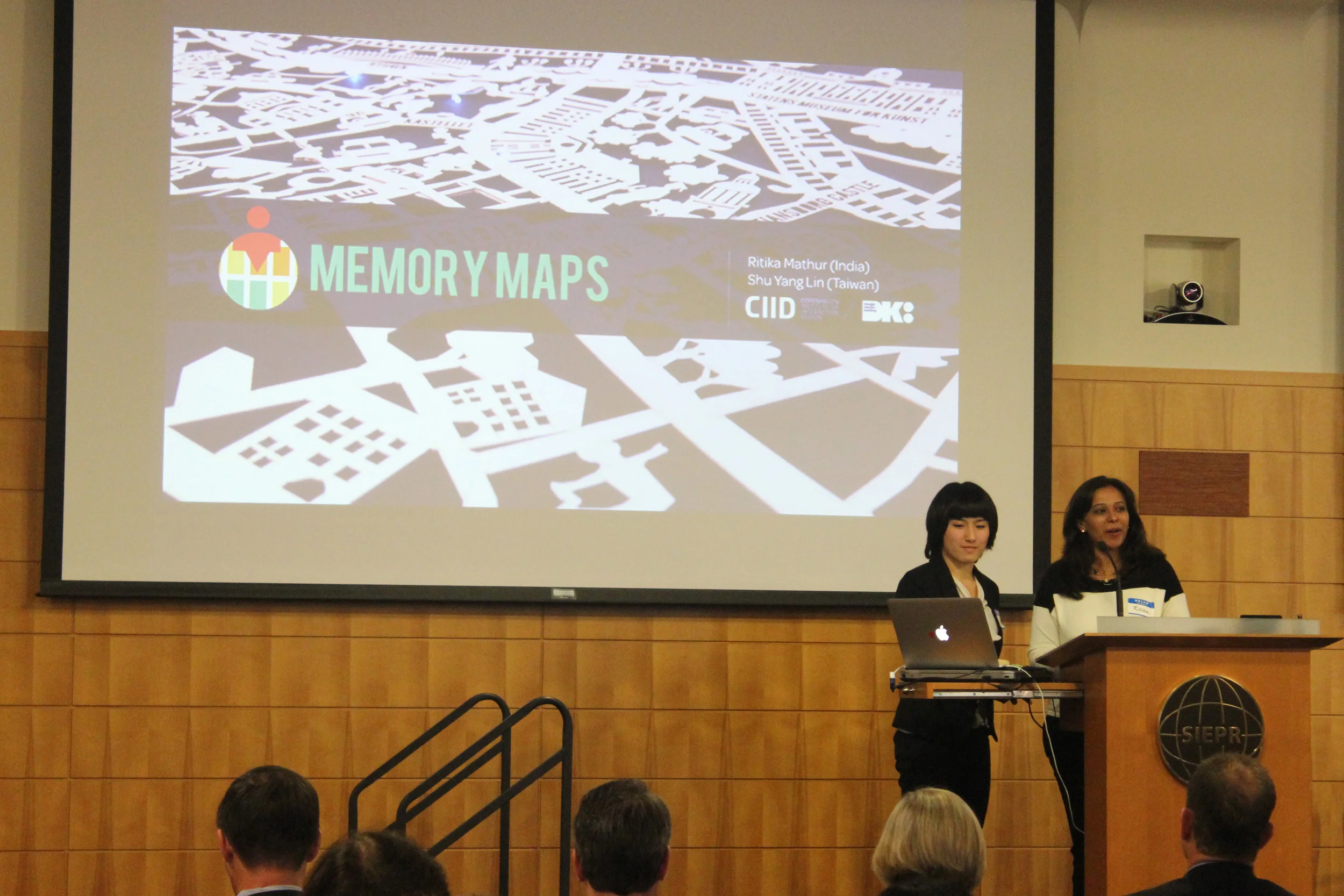 Presenting Memory Maps at S tanford Center of Longevity 2014, USA