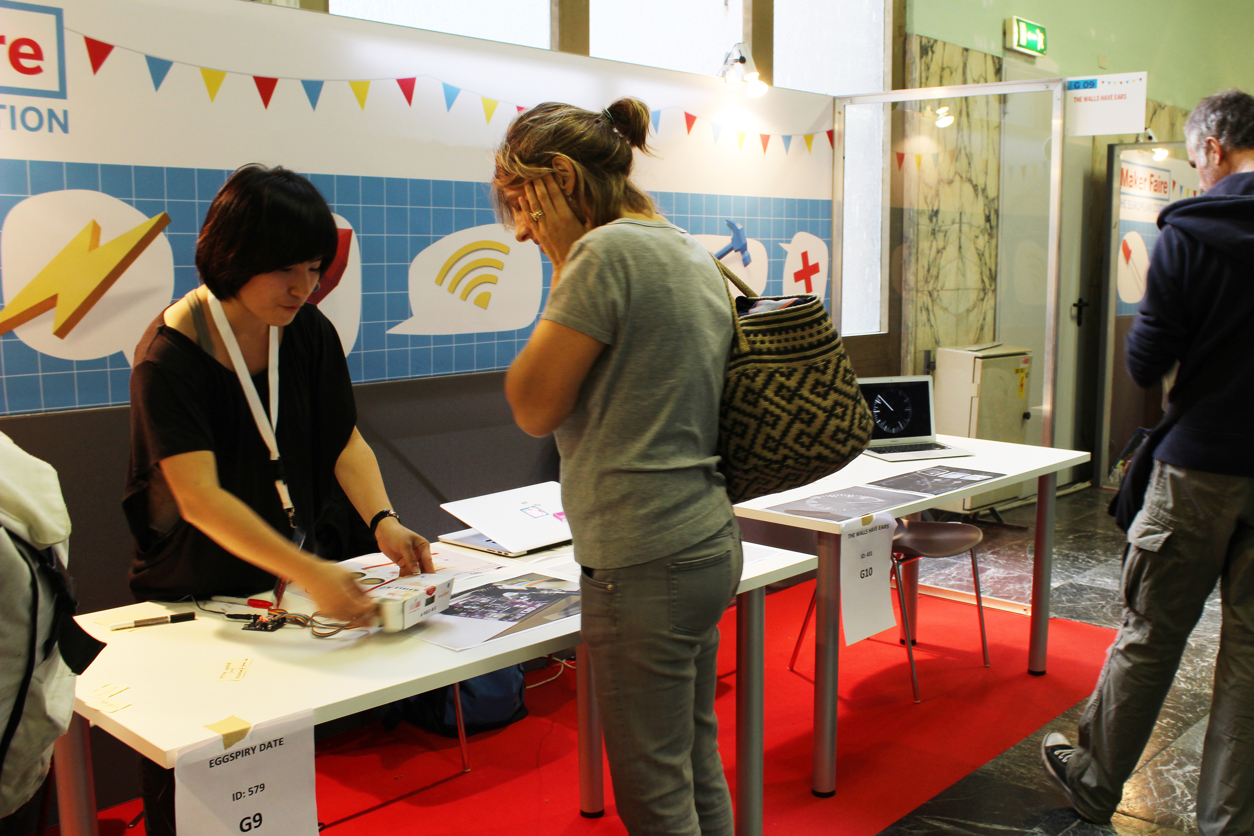 Exhibit at Maker Faire, Rome, 2013