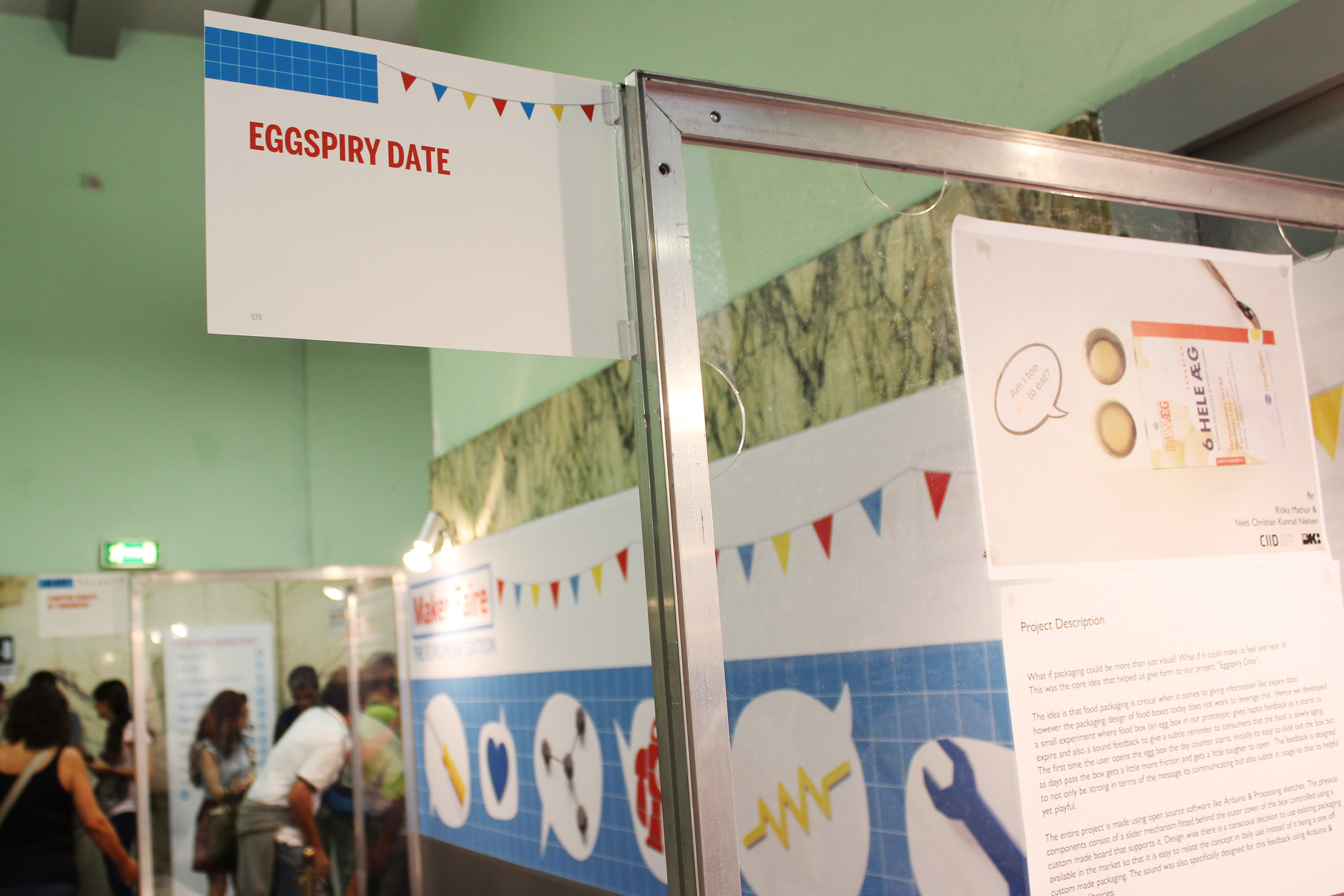 Exhibit at Maker Faire, Rome, 2013