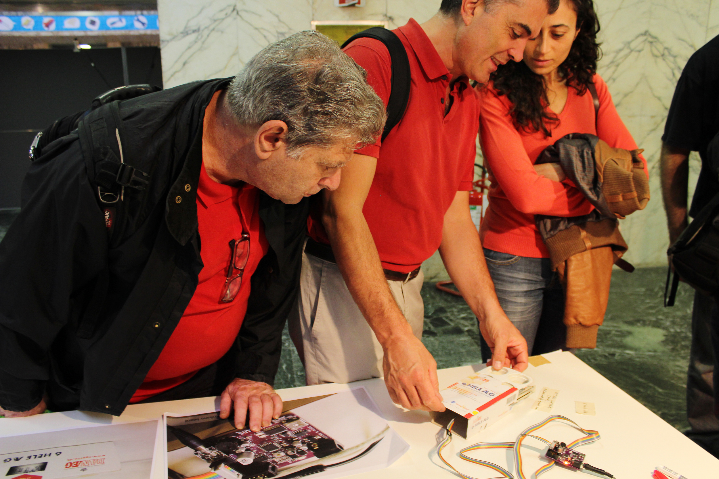 Exhibit at Maker Faire, Rome, 2013