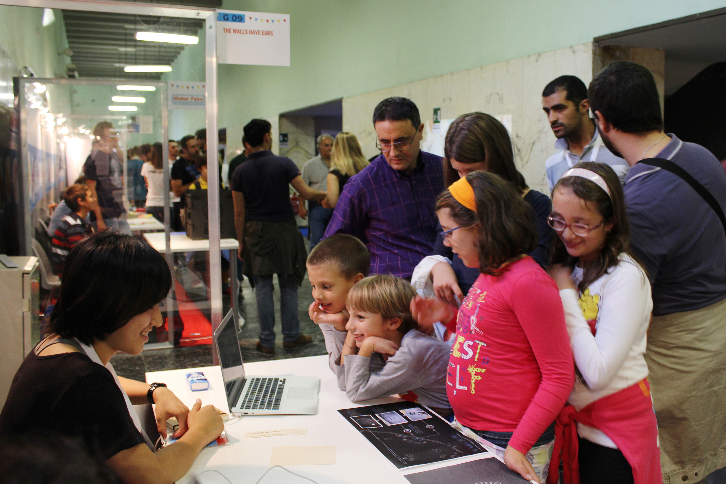 Exhibit at Maker Faire, Rome, 2013