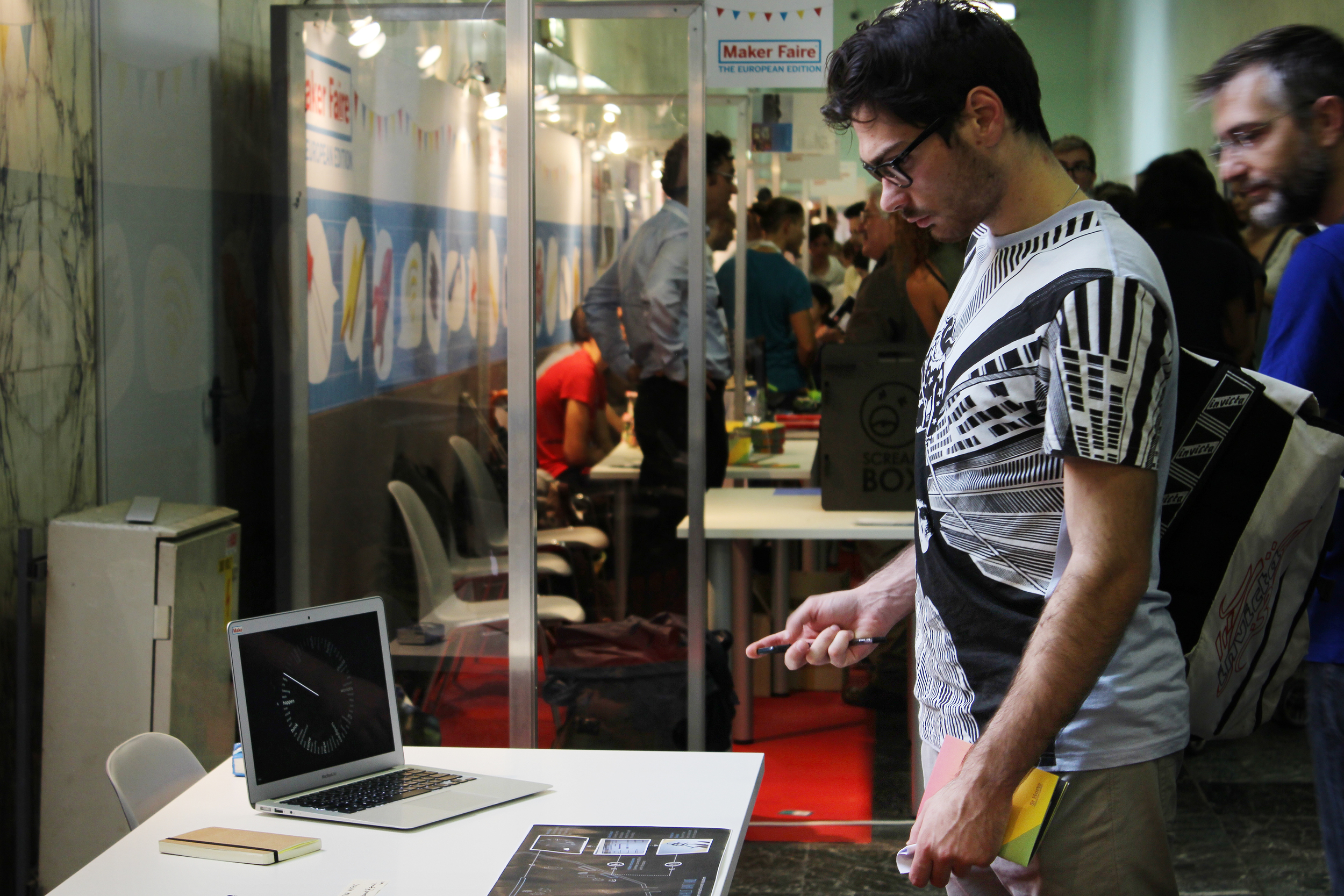 Exhibit at Maker Faire, Rome, 2013