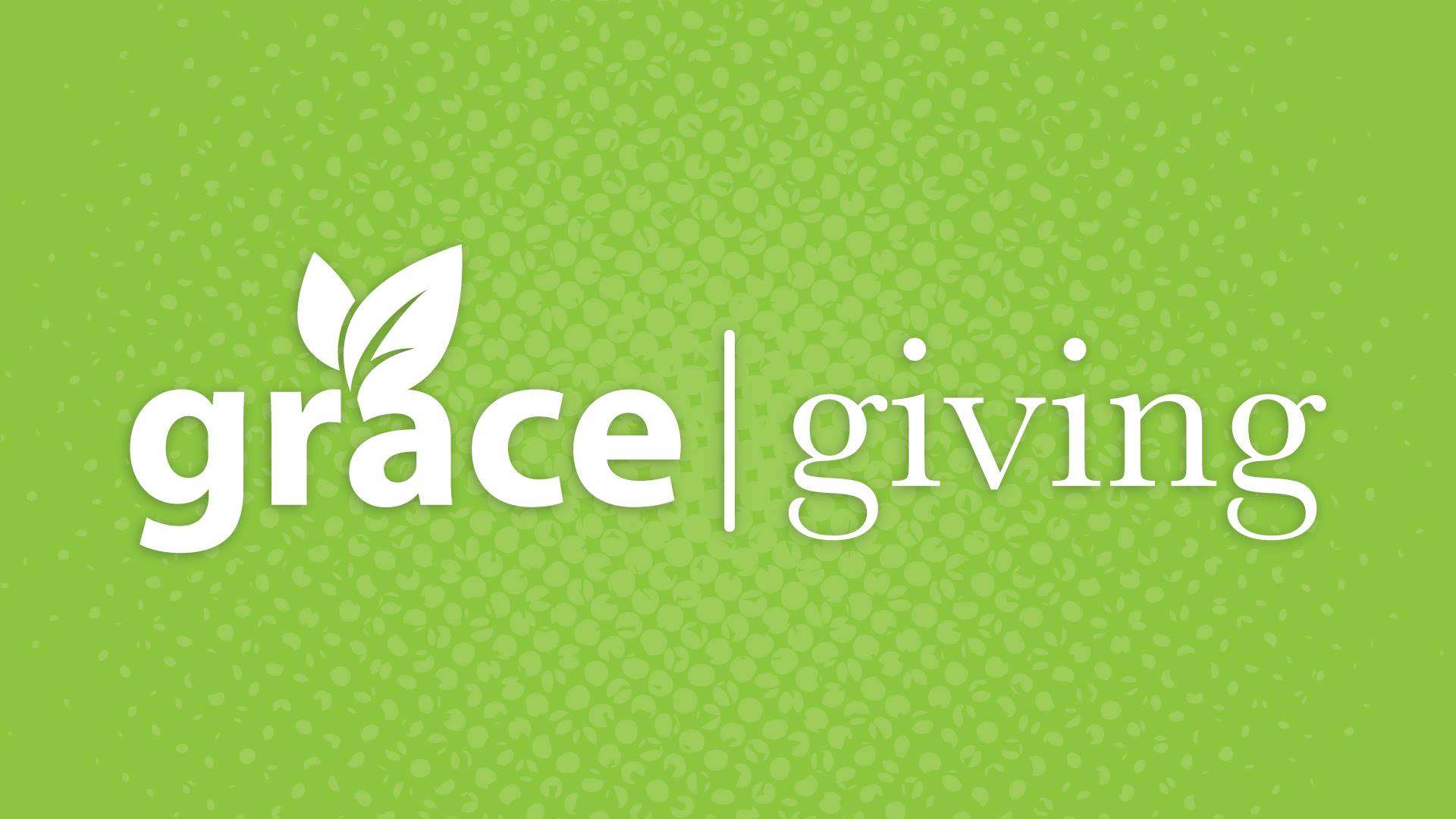 Growing In Grace Part Three: Principles of Grace Giving