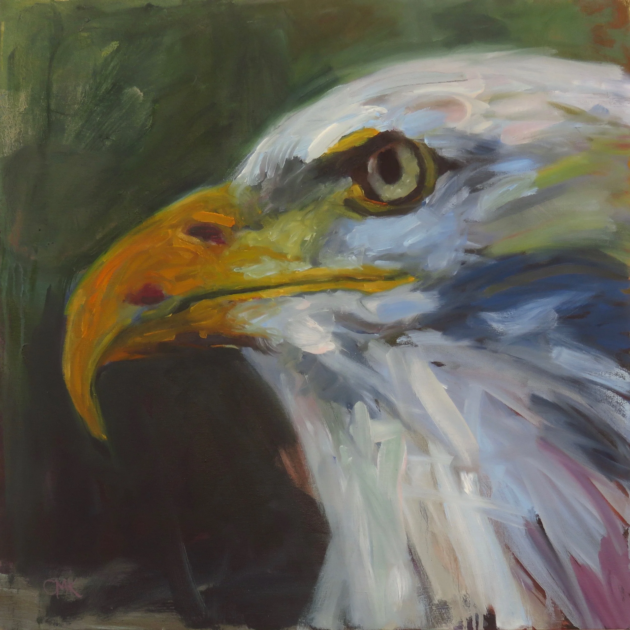 Eagle, 24" x 24" oil on canvas
