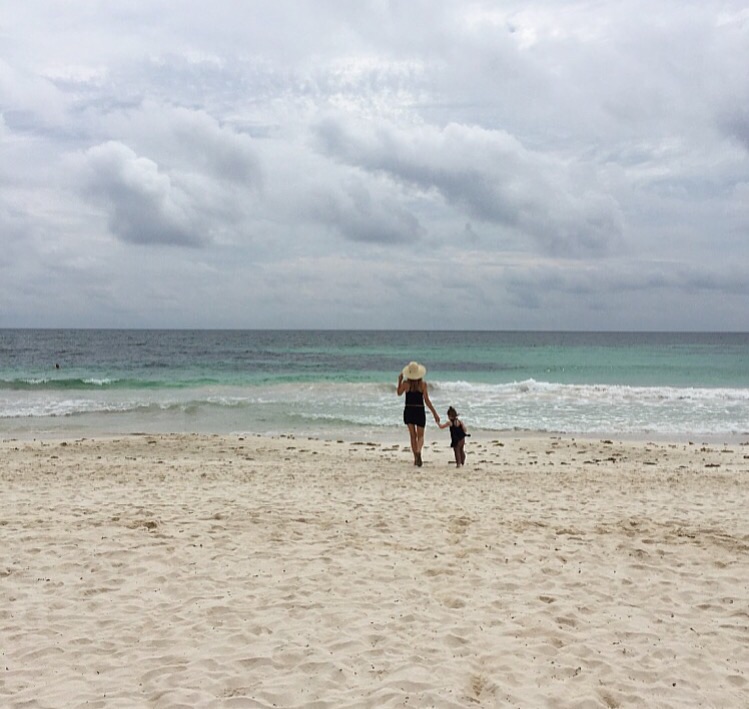 I thought my traveling days would be limited once I had a baby. Quite the contrary if you plan ahead and tweak your idea of "fun" a bit. I took a toddler to Mexico alone and it was every bit a vacation... If not one of the best I've ever had. We stayed at the Grand Hyatt Playa Del Carmen and it was unbelievably kid friendly without being cheesy (which I dread). I would honestly stay here with or without kids. We took morning dips in the hot tub, swam all day, lunched on fresh fish and meandered around town shopping together. The weather in March was perfection and we only had one day where it rained for a few hours (so we spent our time in the kids area at the Grand Hyatt, which is amazing). We day tripped to the Tulum ruins and lunched at Coqui Coqui. Playa is a fantastic place to walk around town exploring little eateries and shops (very stroller friendly) with small children or without. We rented our stroller and toys from Baja Baby Gear which makes traveling alone extremely easy. I can't wait to return to this magical place filled with wonderful memories. Stay- Grand Hyatt Playa Del Carmen , Hotel La Semilla , Thompson Playa Del Carmen Eat - La Cueva Del Chango, Almirante Pech, Los Aguachilies, Cenacolo, Shop- Troupe Wearing - Cecilie Copenhagen , Beek Sandals , Zara, Jcrew swimsuit, APC, Hacienda Montaecristo