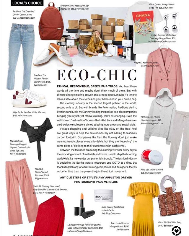 Shop this month&rsquo;s Eco-Chic edit out in Leawood Lifestyle Magazine now 💥 #ecochic #fastfashion http://liketk.it/2vf7t #liketkit @liketoknow.it (up on the blog ✨)