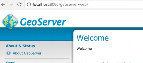 If you can access this page then it means GeoServer was installed properly
