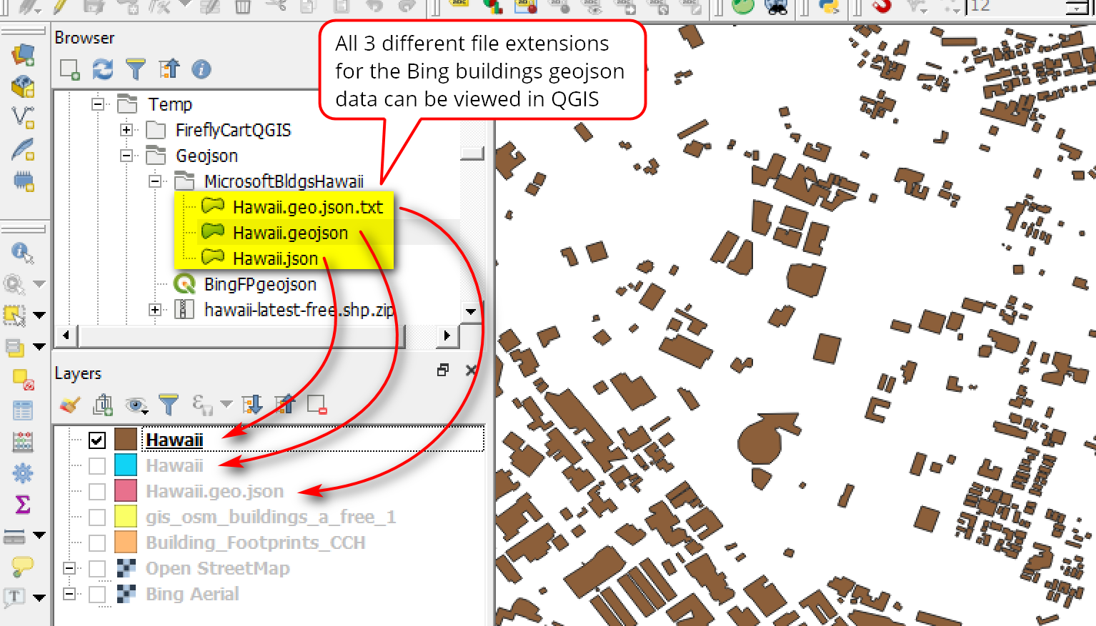 javascript - Clickable attributes with qgis2threejs - Geographic