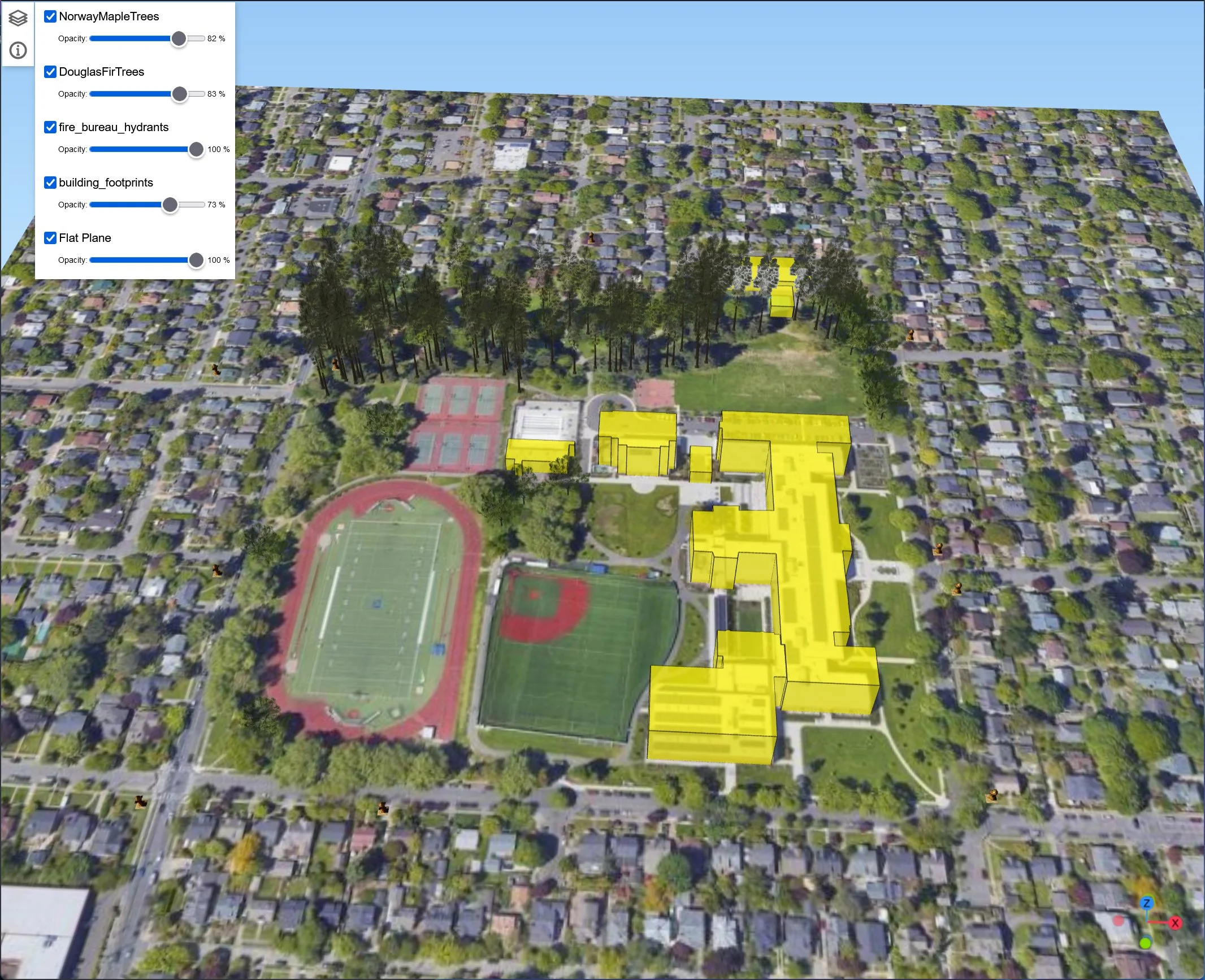 How to incorporate 3D models into a 3D Scene in QGIS using QGIS2threejs
