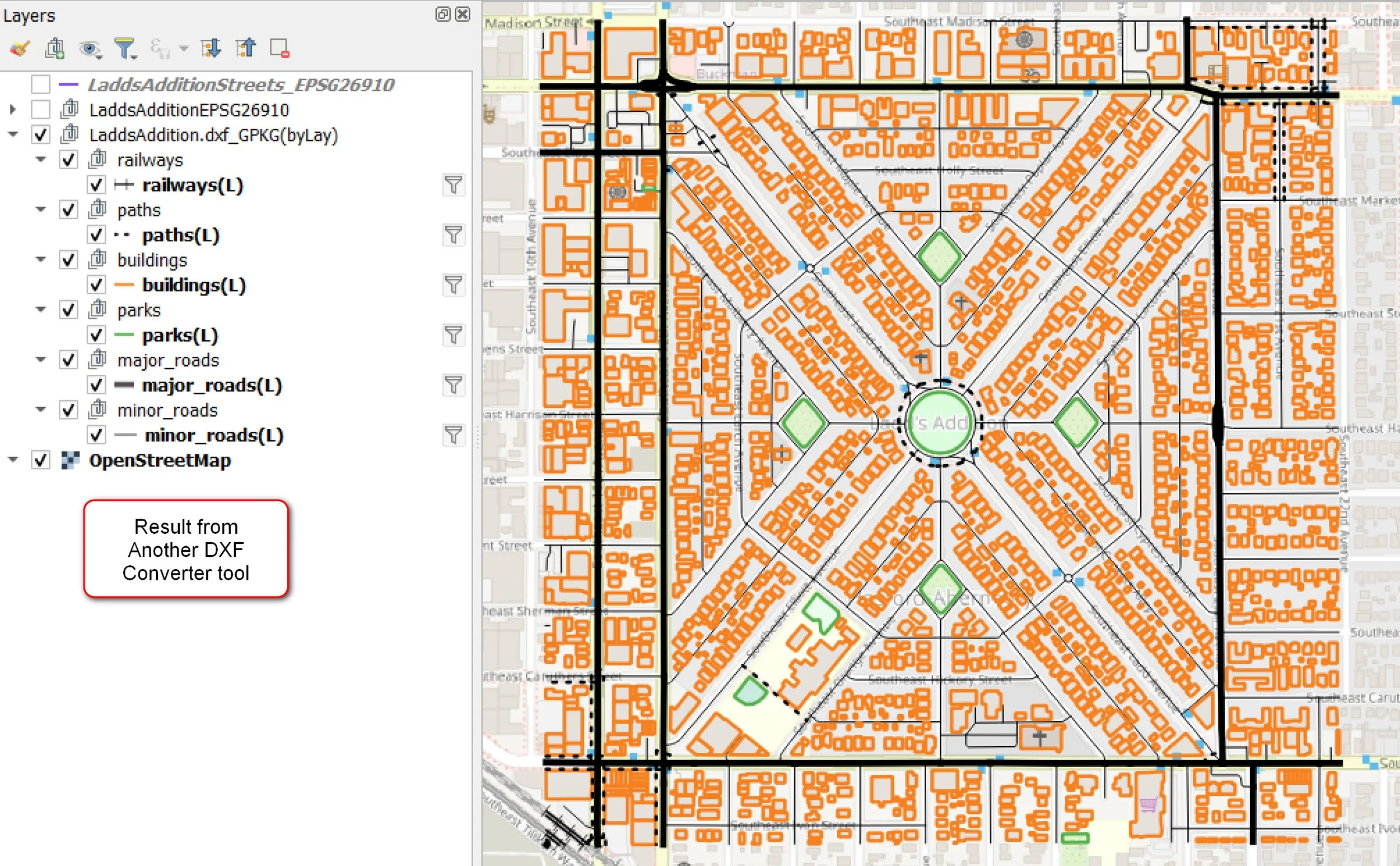 Georeferencing Cad Dxf With Qgis Open Gis Lab