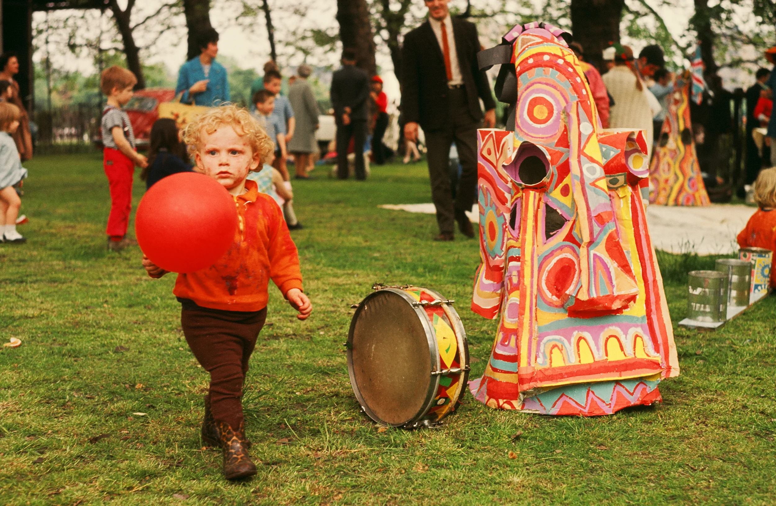 Child and Drum