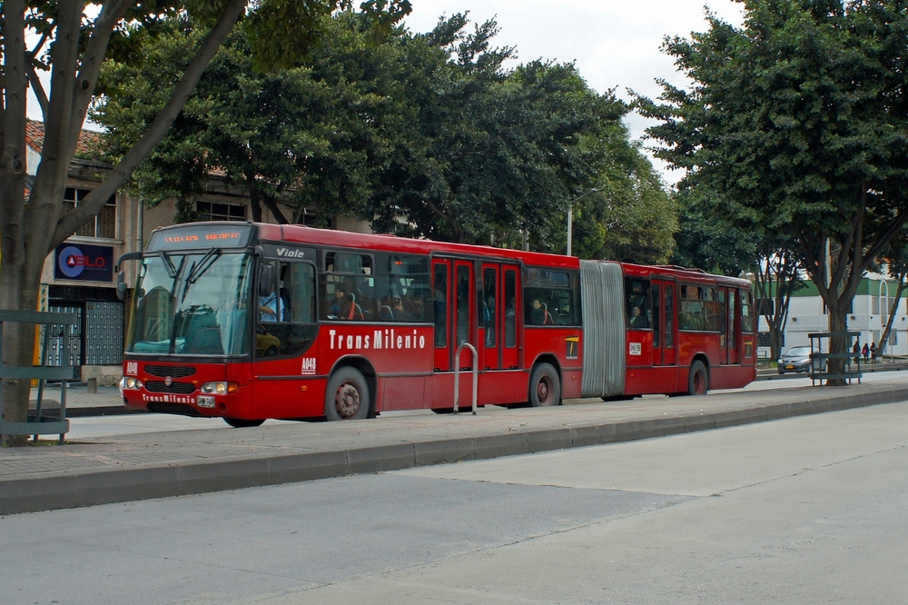 Bogota's TransMilenio: High capacity (articulated) buses